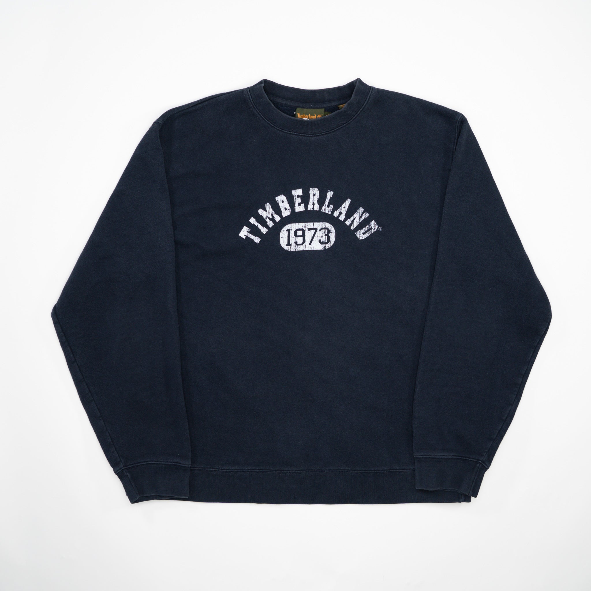 Vintage Navy Timberland 1973 Crewneck (XL)