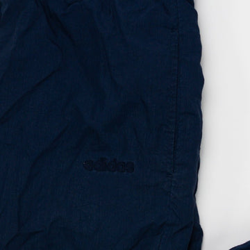 Vintage 90s Navy Adidas Windbreaker Pants (S/M) | Rebalance Vintage.