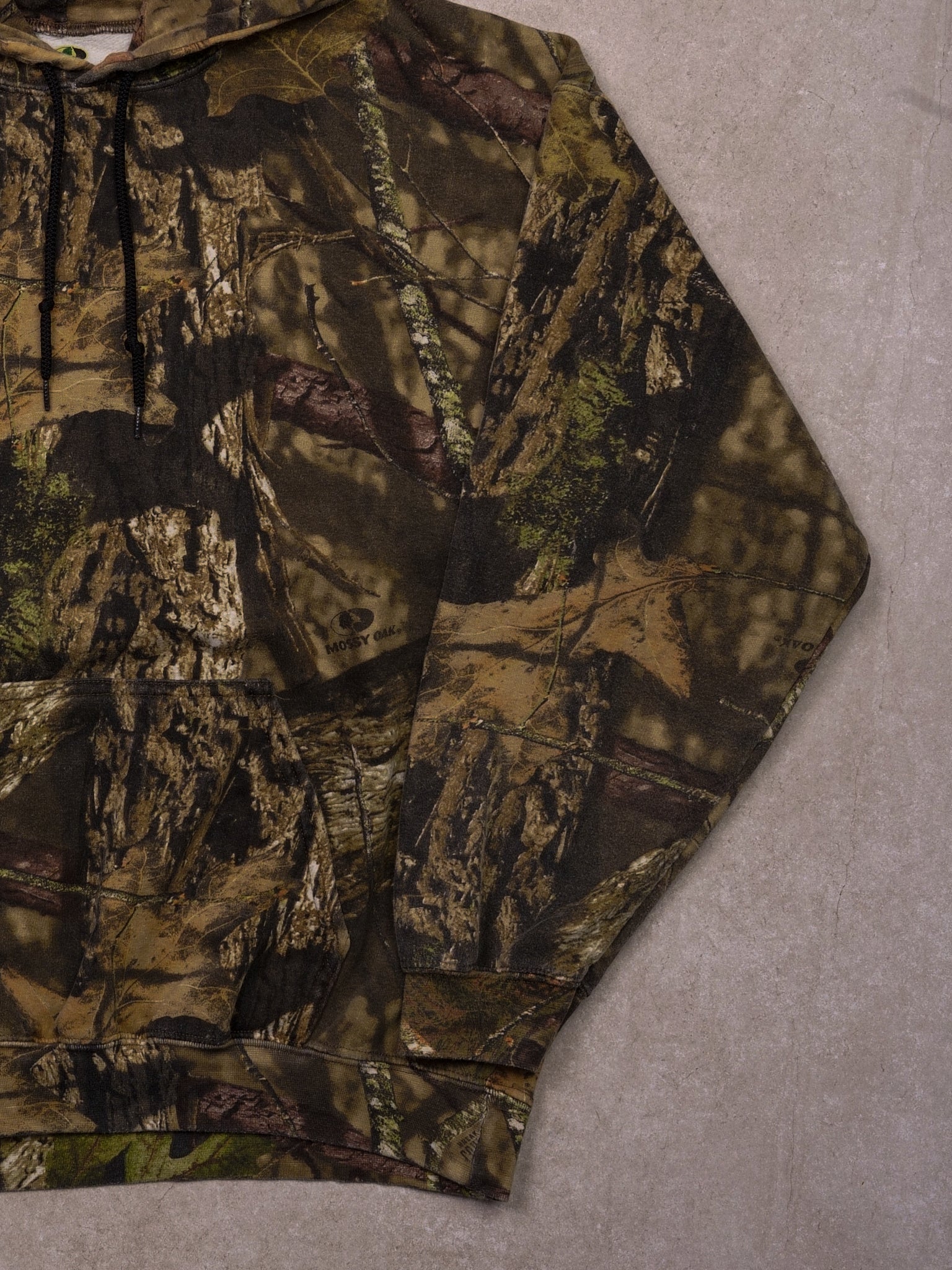 Vintage 90s Green Realtree Camo Hoodie (L)