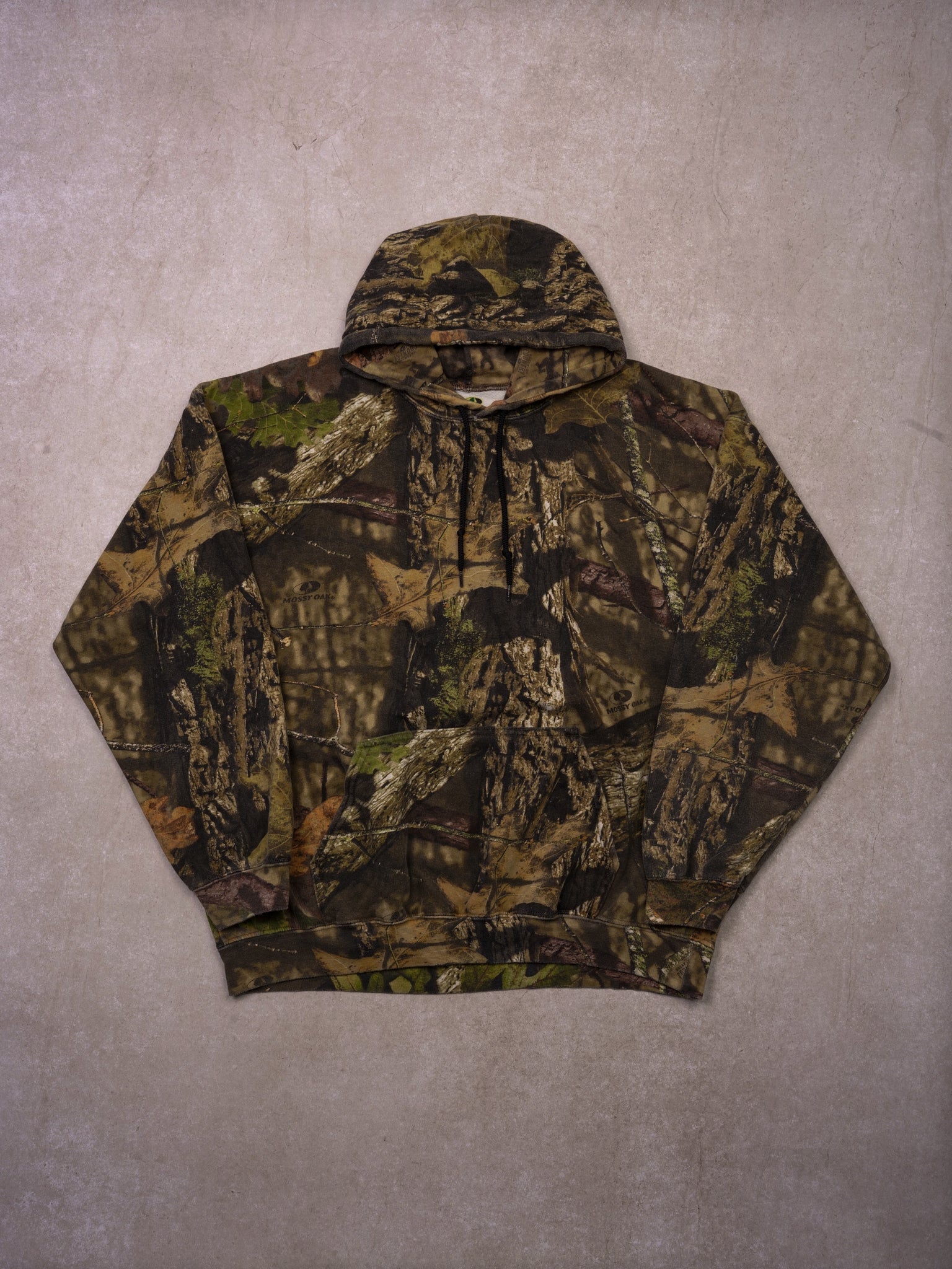 Vintage 90s Green Realtree Camo Hoodie (L)