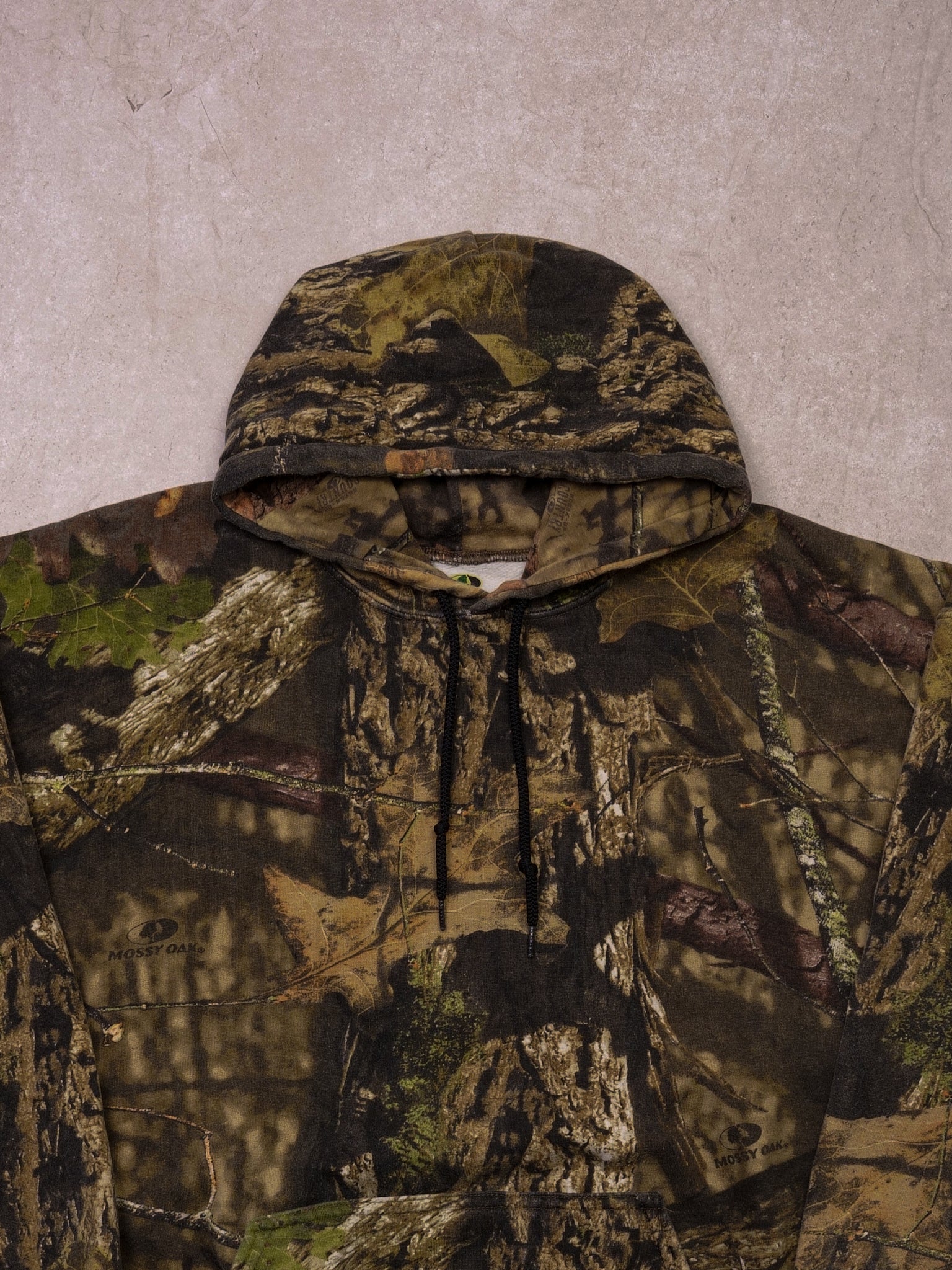 Vintage 90s Green Realtree Camo Hoodie (L)