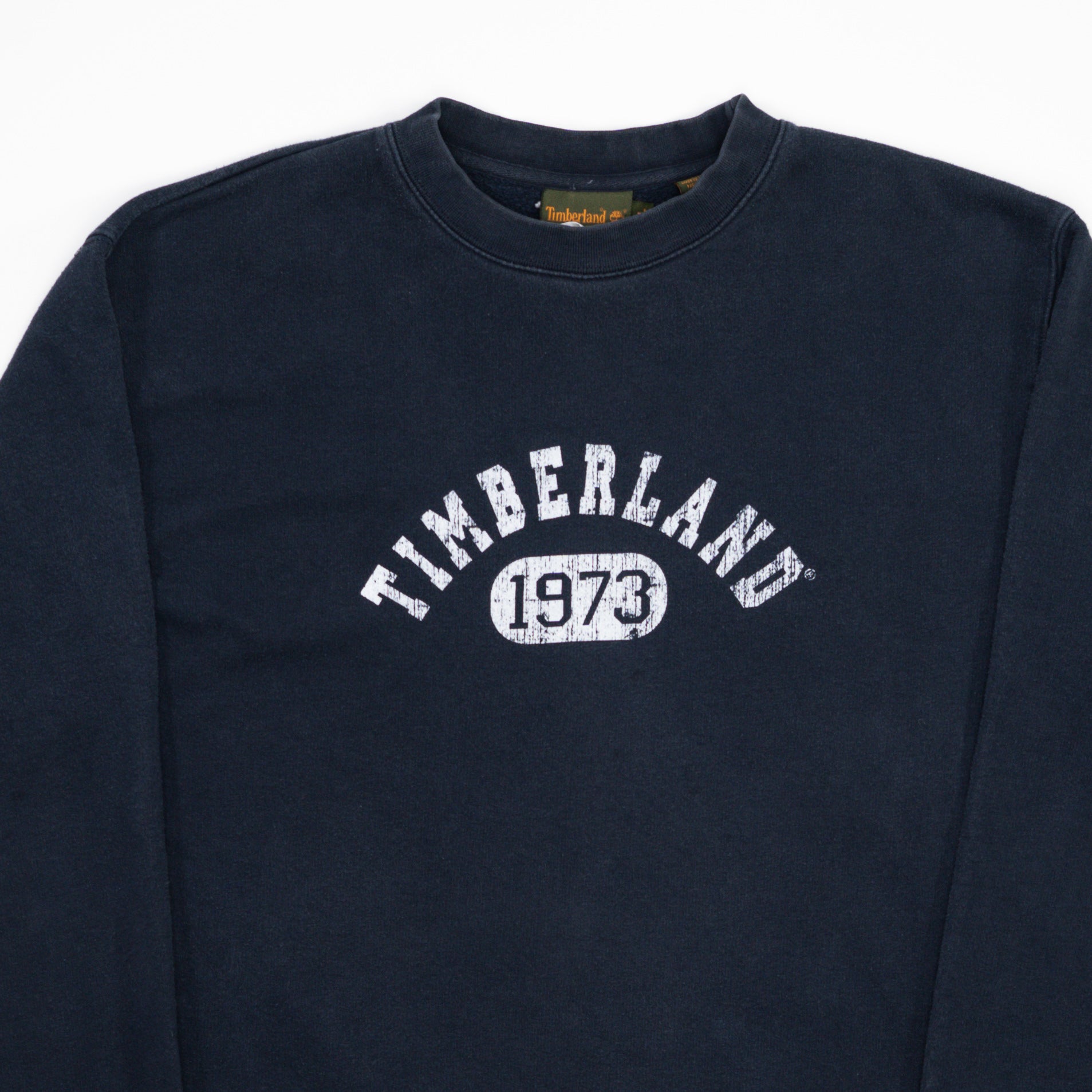 Vintage Navy Timberland 1973 Crewneck (XL)
