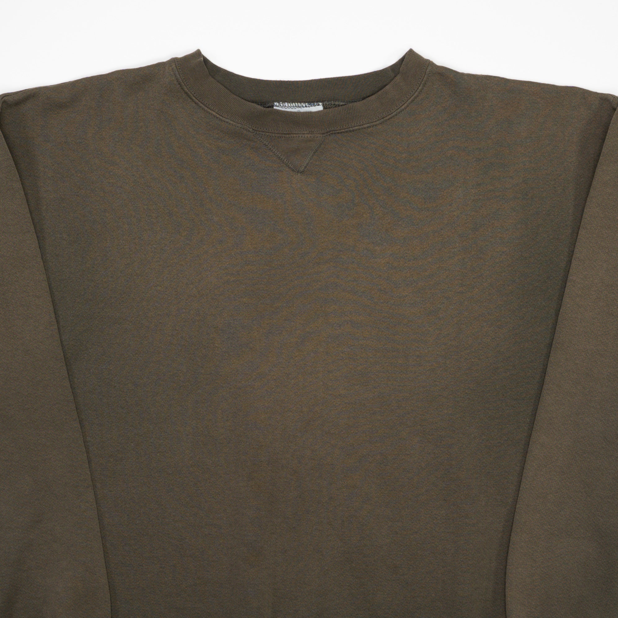 Vintage 90s Blank Olive Crewneck (XXL)