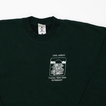 Vintage '96 Green Twin Lake Civic Association Crewneck (L) | Rebalance Vintage.
