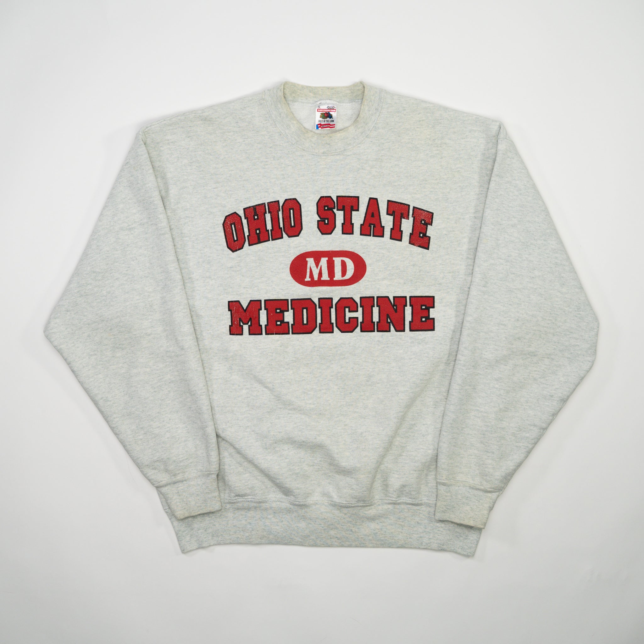 Vintage 90s Grey Ohio State Medicine Crewneck
