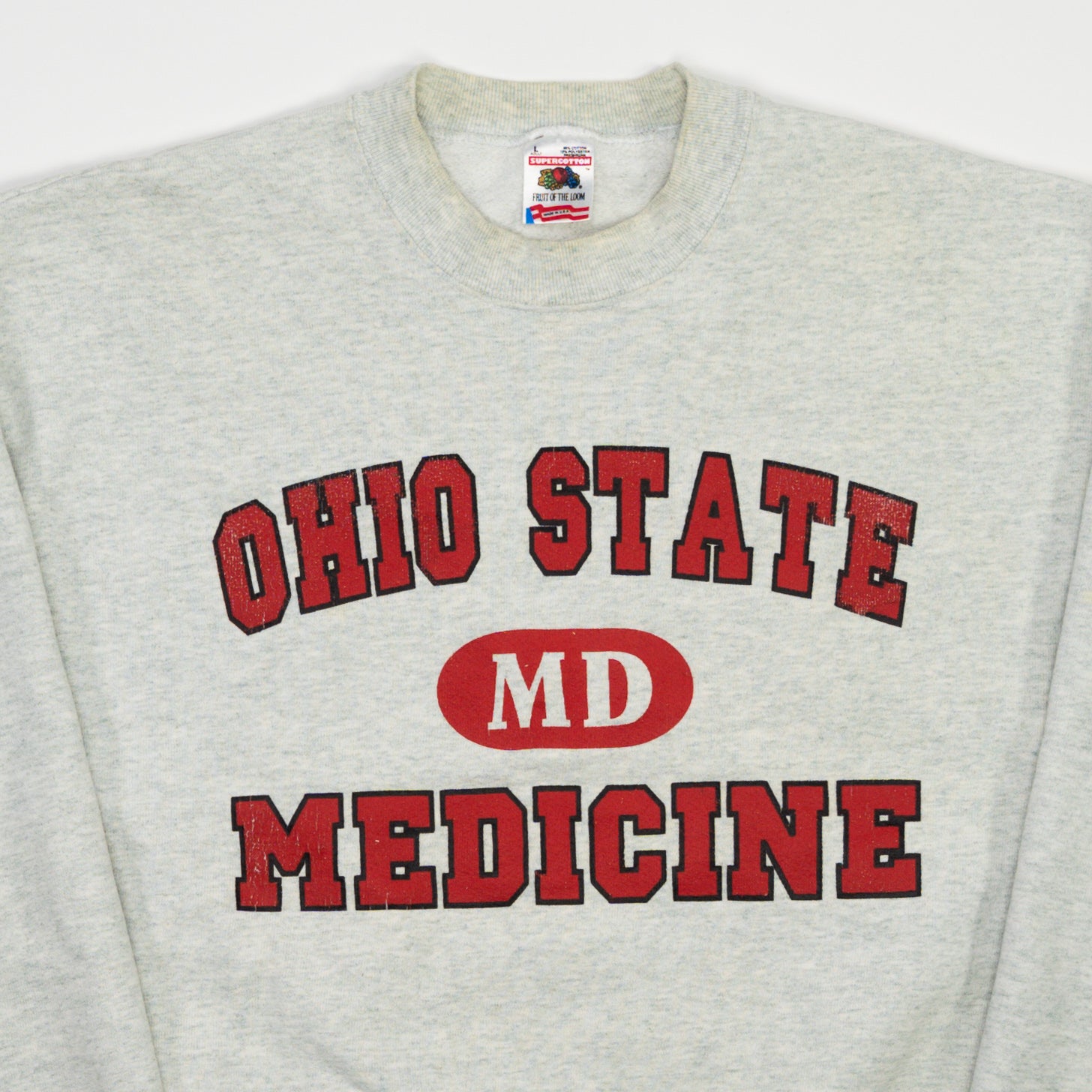 Vintage 90s Grey Ohio State Medicine Crewneck