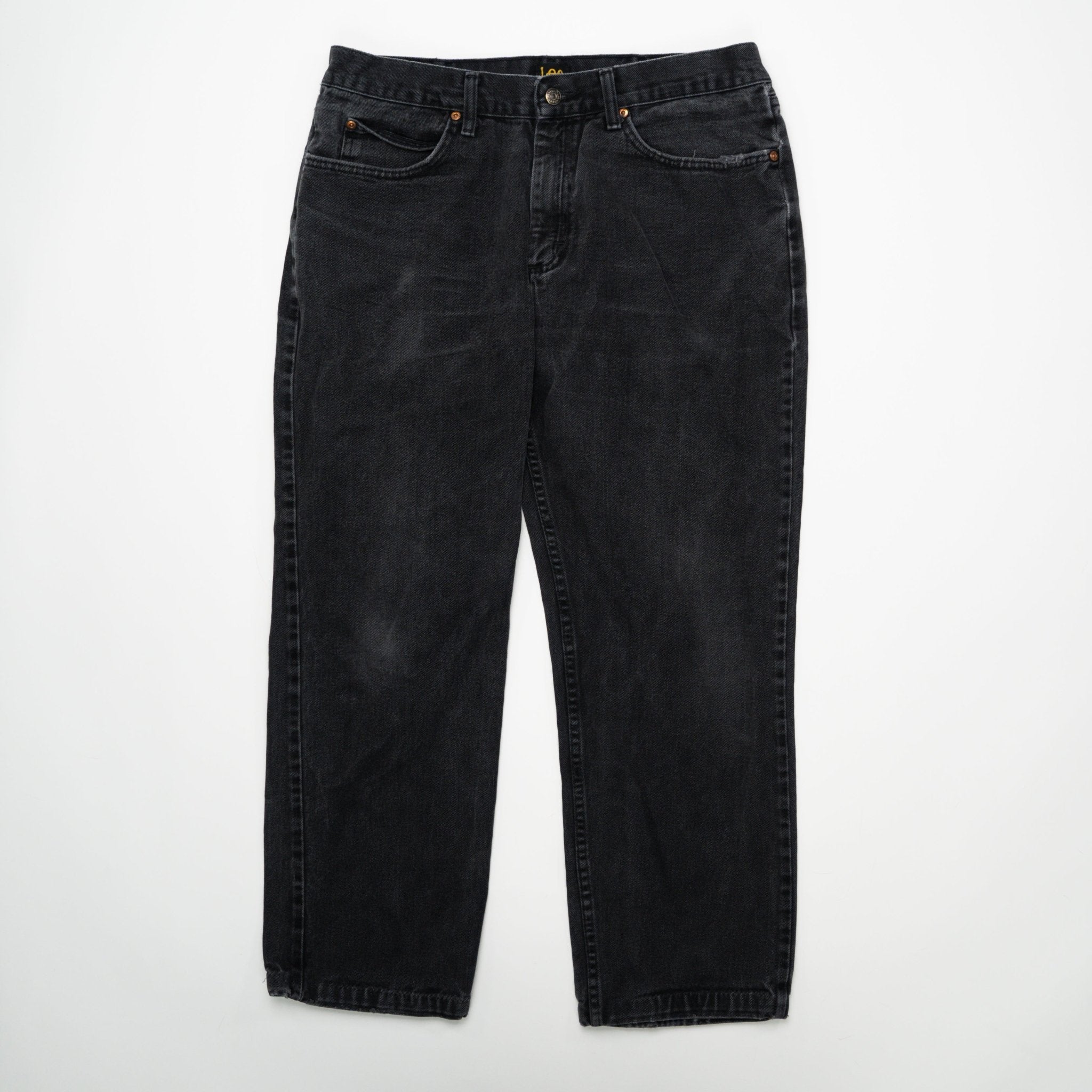 Vintage Black Lee Jeans (34 x 28) | Rebalance Vintage.