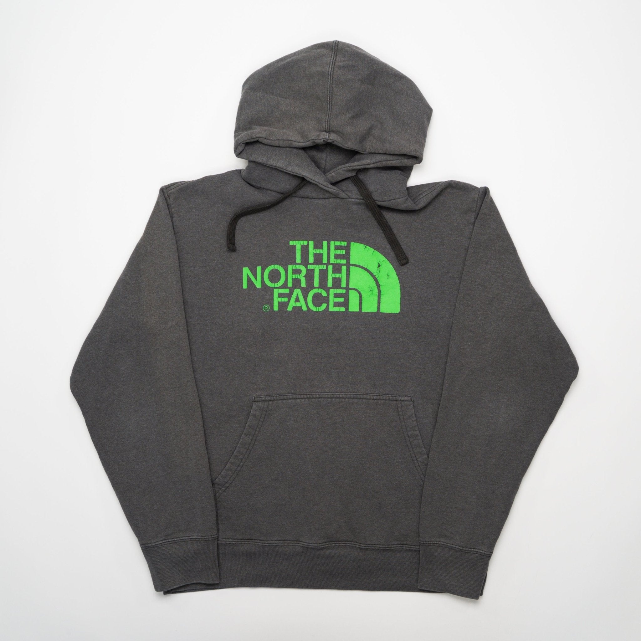 Vintage Grey + Green North Face Hoodie | Rebalance Vintage.