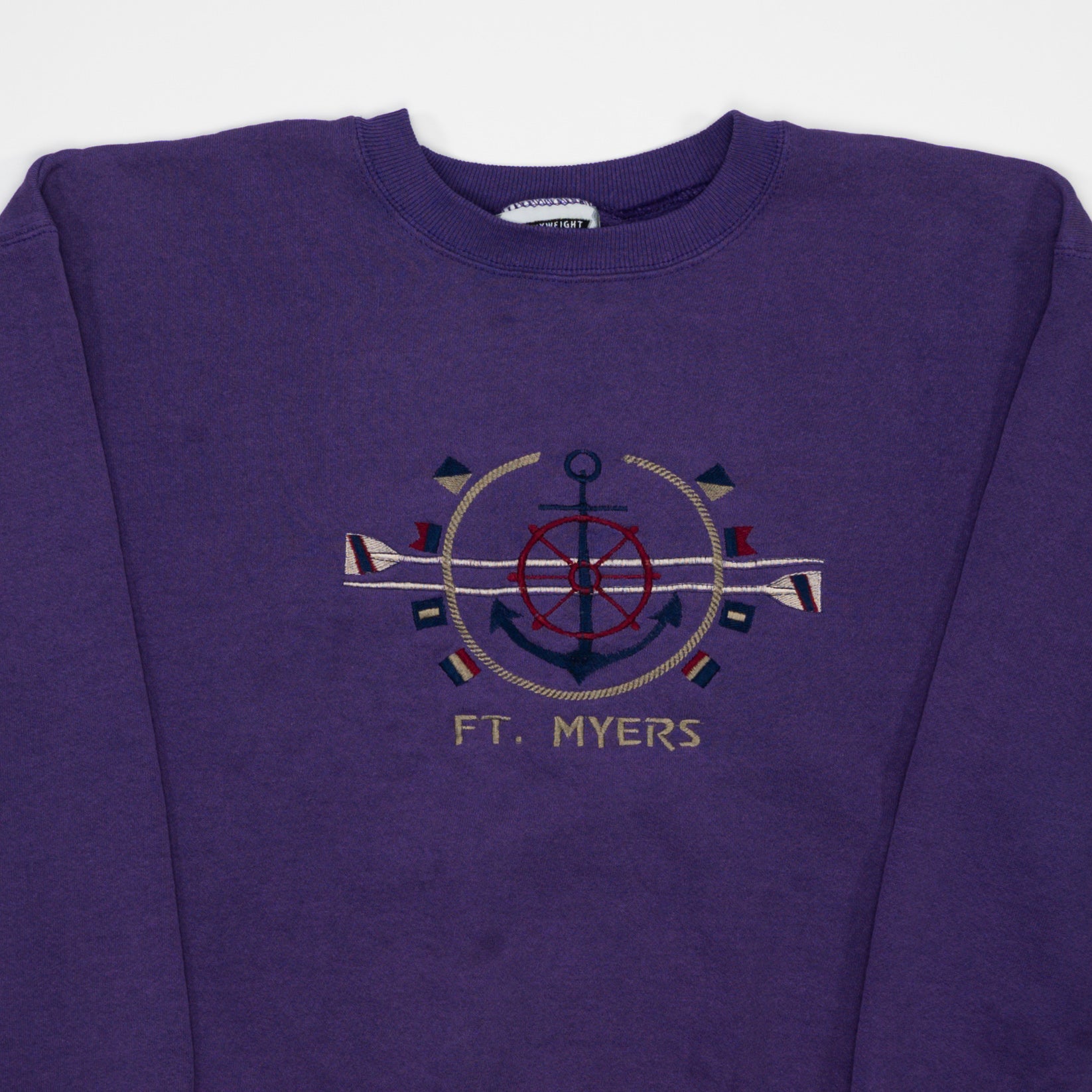 Vintage 90s  Purple Ft. Myers Crewneck (M)