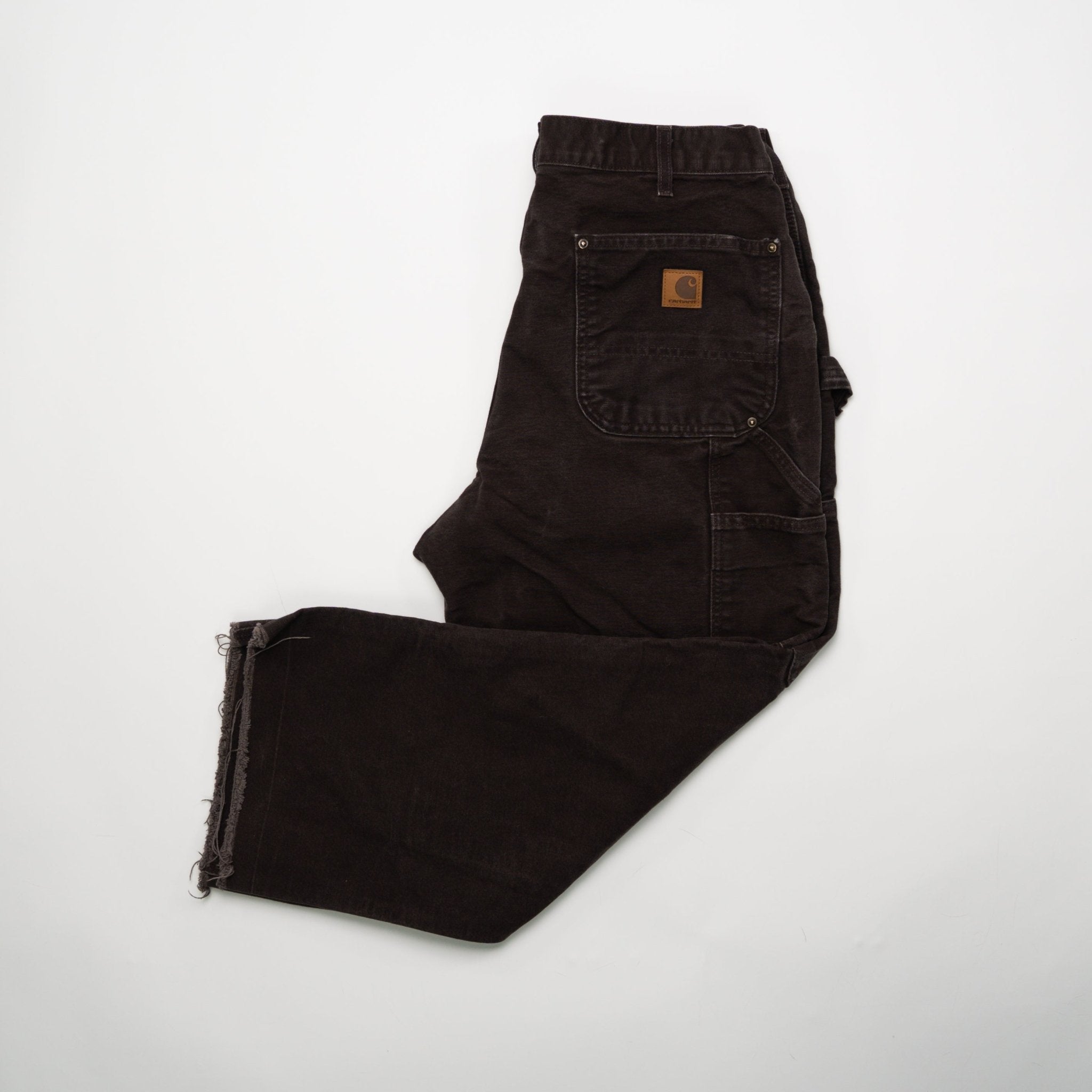 Vintage Brown Carhartt Double Knee Cargo Pants (38 x 32) | Rebalance Vintage.