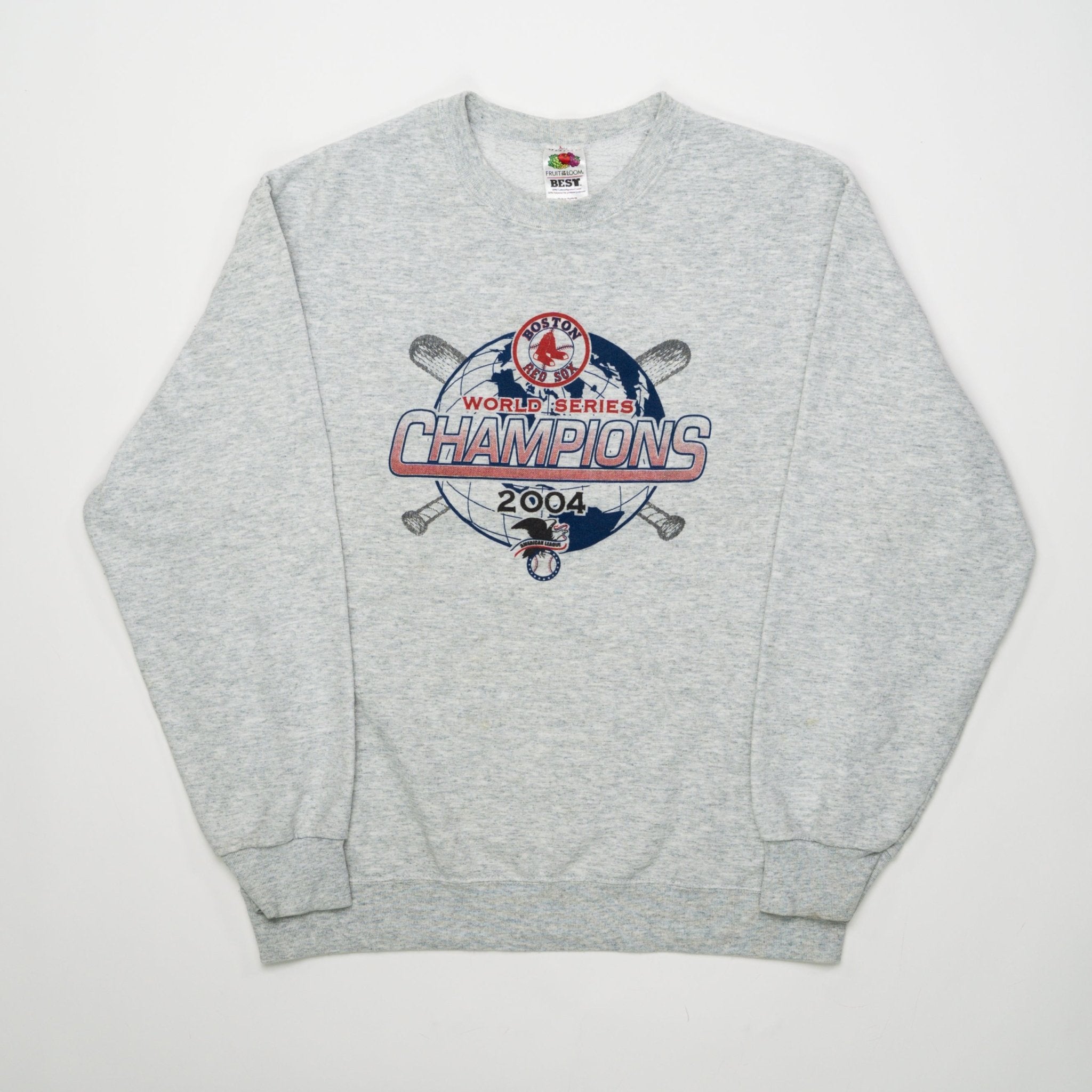 Vintage '04 Boston Red Sox World Series Champ Crewneck (M) | Rebalance Vintage.