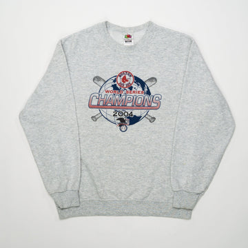 Vintage '04 Boston Red Sox World Series Champ Crewneck (M) | Rebalance Vintage.