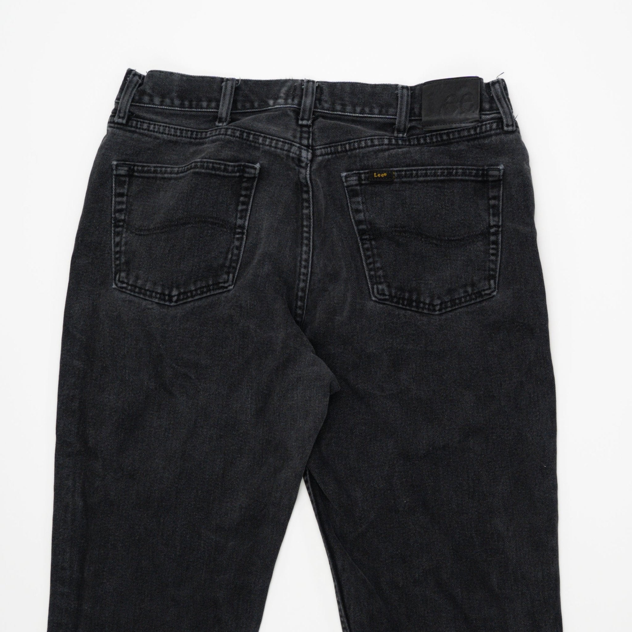 Vintage Black Lee Jeans (34 x 28) | Rebalance Vintage.