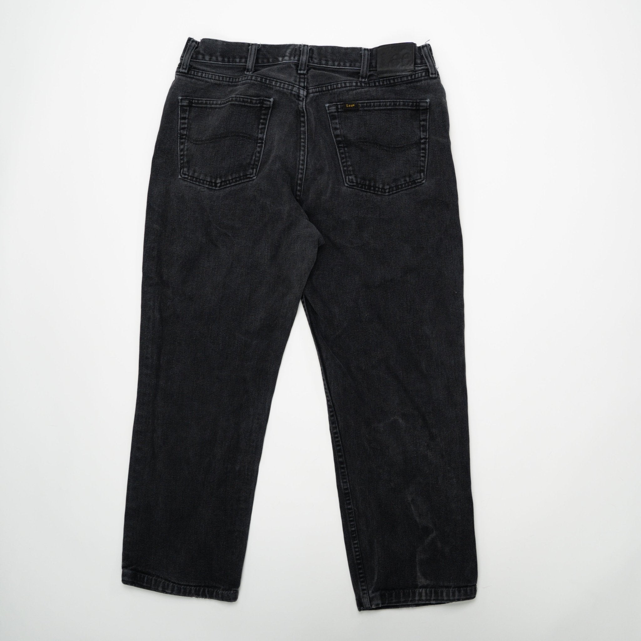 Vintage Black Lee Jeans (34 x 28) | Rebalance Vintage.