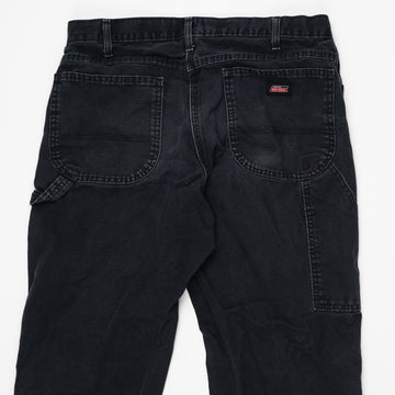 Vintage Washed Black Dickie Cargo Pants (34 x 32) | Rebalance Vintage.