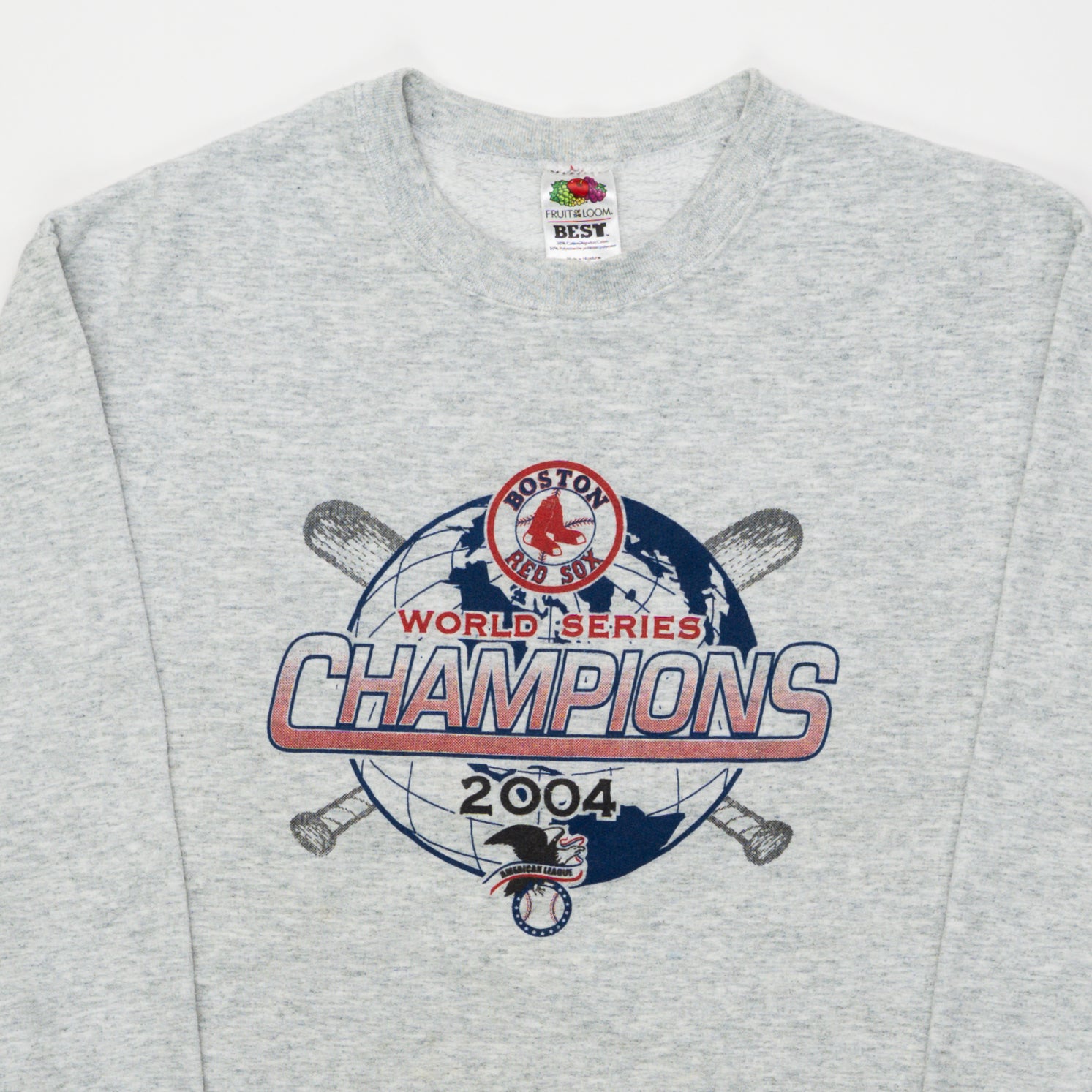 Vintage '04 Boston Red Sox World Series Champ Crewneck (M) | Rebalance Vintage.