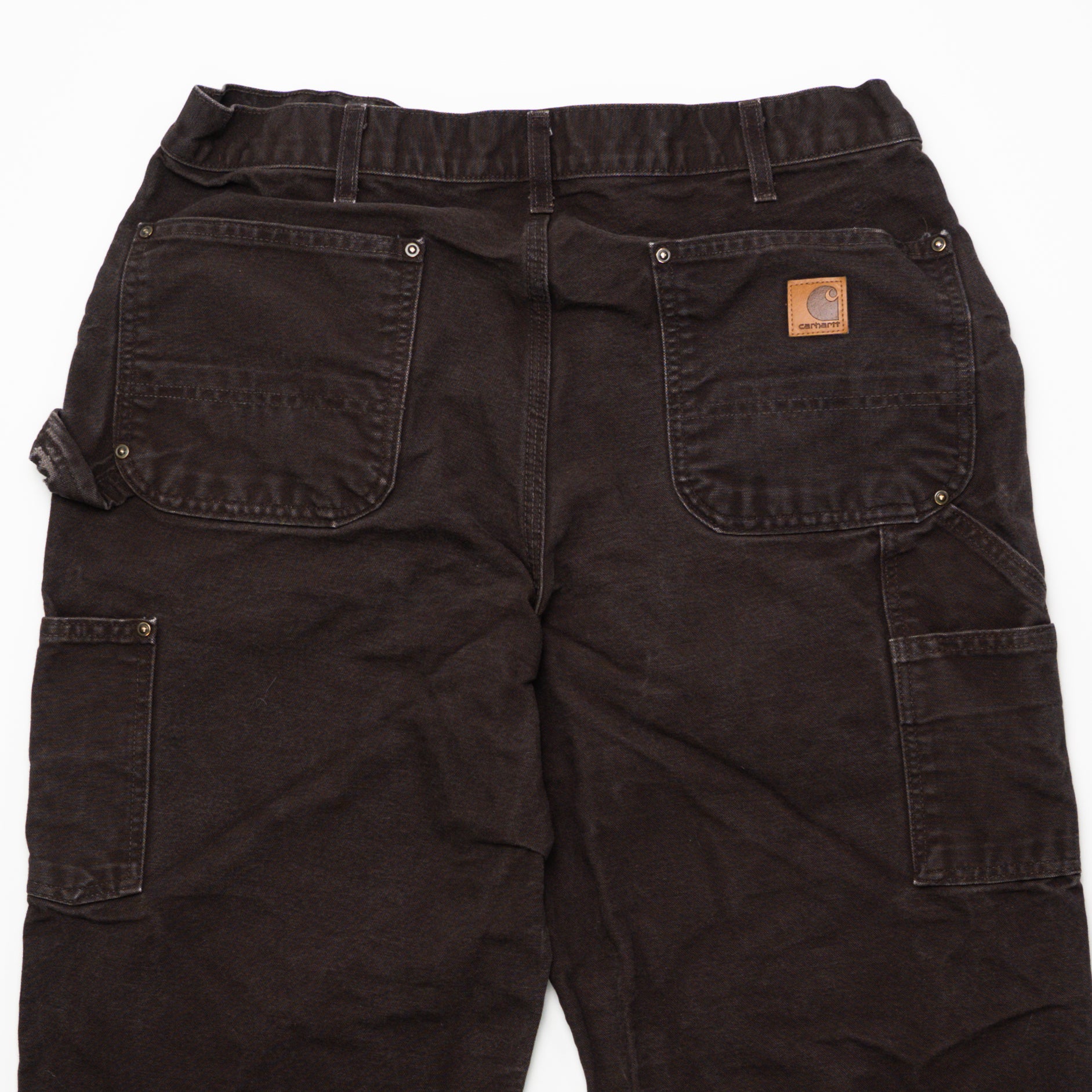 Vintage Brown Carhartt Double Knee Cargo Pants (38 x 32) | Rebalance Vintage.