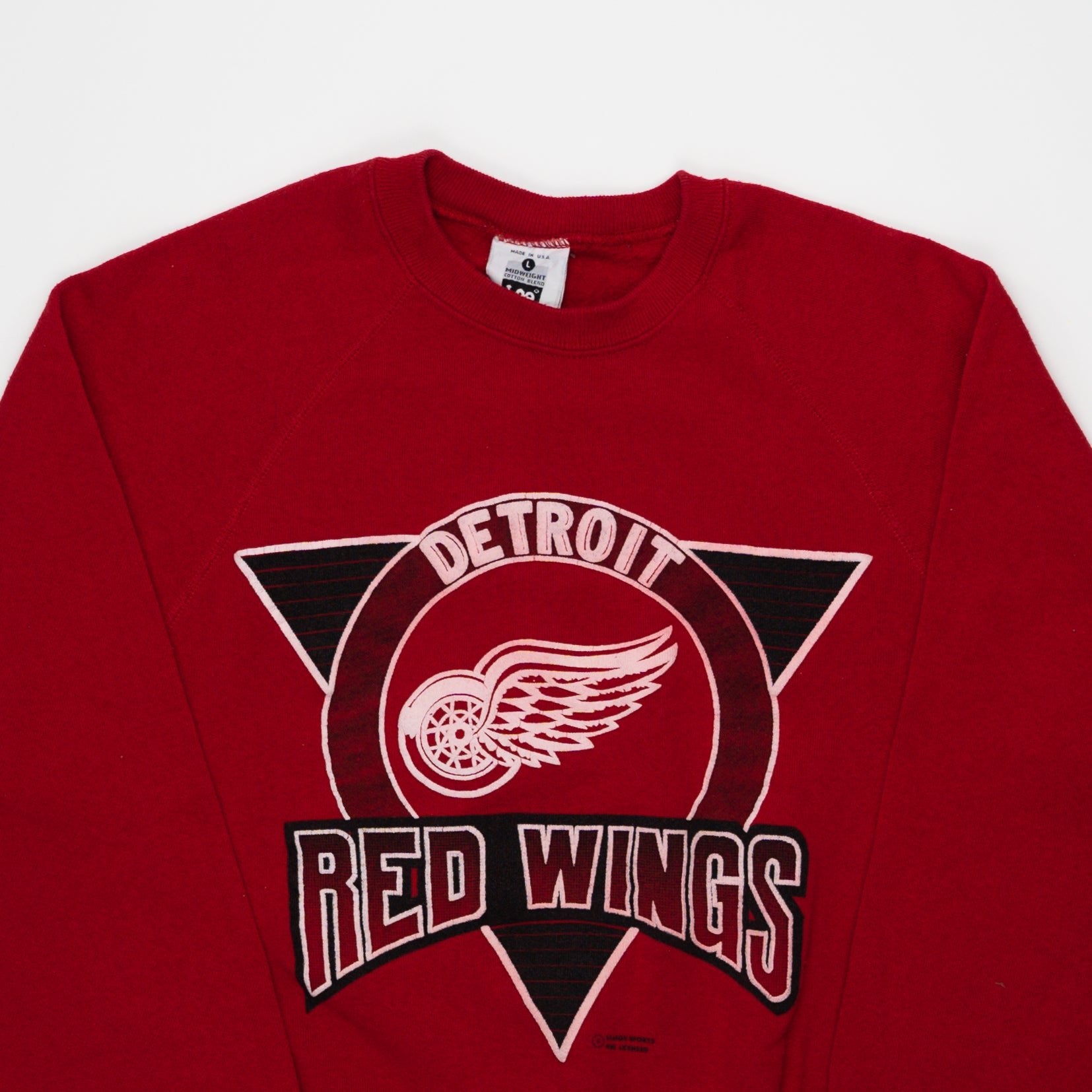Vintage 80s Detroit Red Wings Crewneck (M) | Rebalance Vintage.