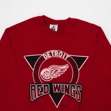 Vintage 80s Detroit Red Wings Crewneck (M) | Rebalance Vintage.