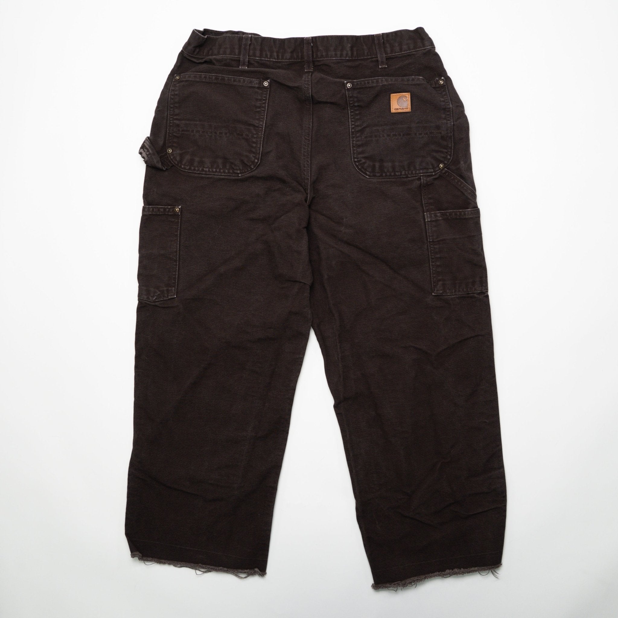 Vintage Brown Carhartt Double Knee Cargo Pants (38 x 32) | Rebalance Vintage.