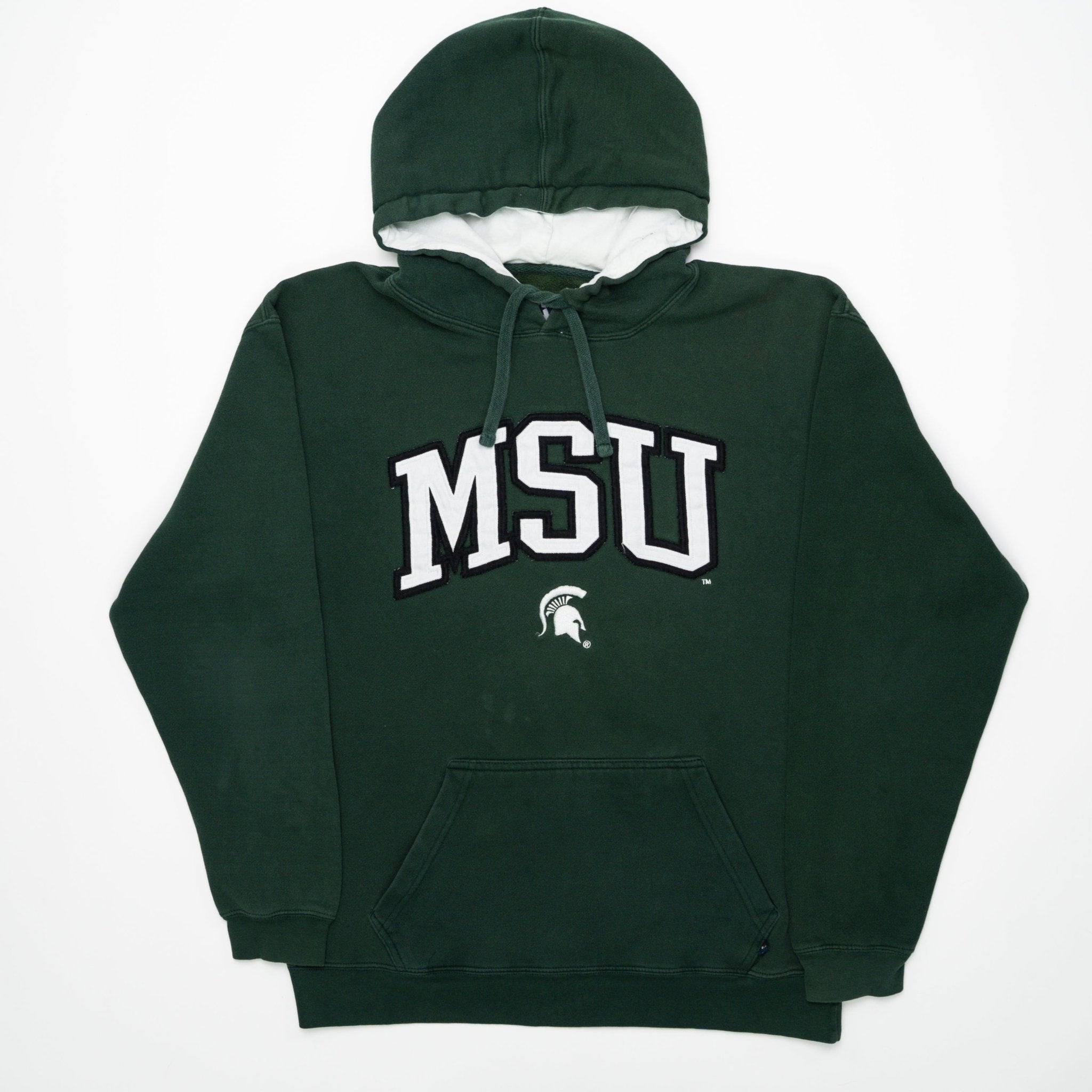 Vintage Green MSU Spartans Hoodie (L) | Rebalance Vintage.