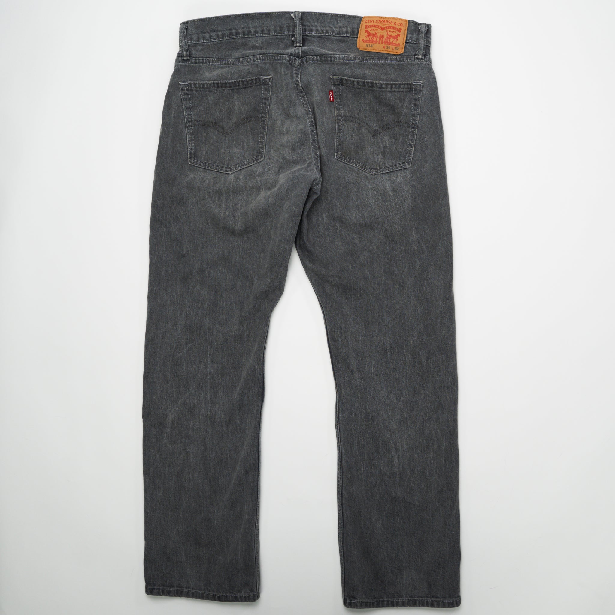 Vintage Grey Levi’s 514 Jeans (34 x 32) | Rebalance Vintage.