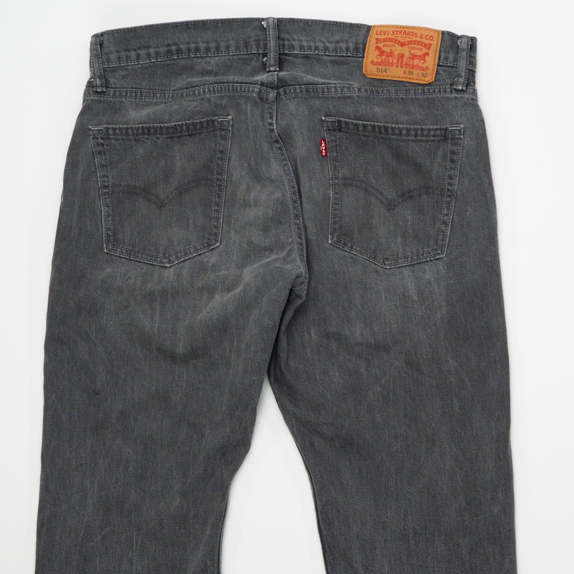 Vintage Grey Levi’s 514 Jeans (34 x 32) | Rebalance Vintage.