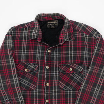 Vintage Red + Black Plaid Insulated Jacket | Rebalance Vintage.
