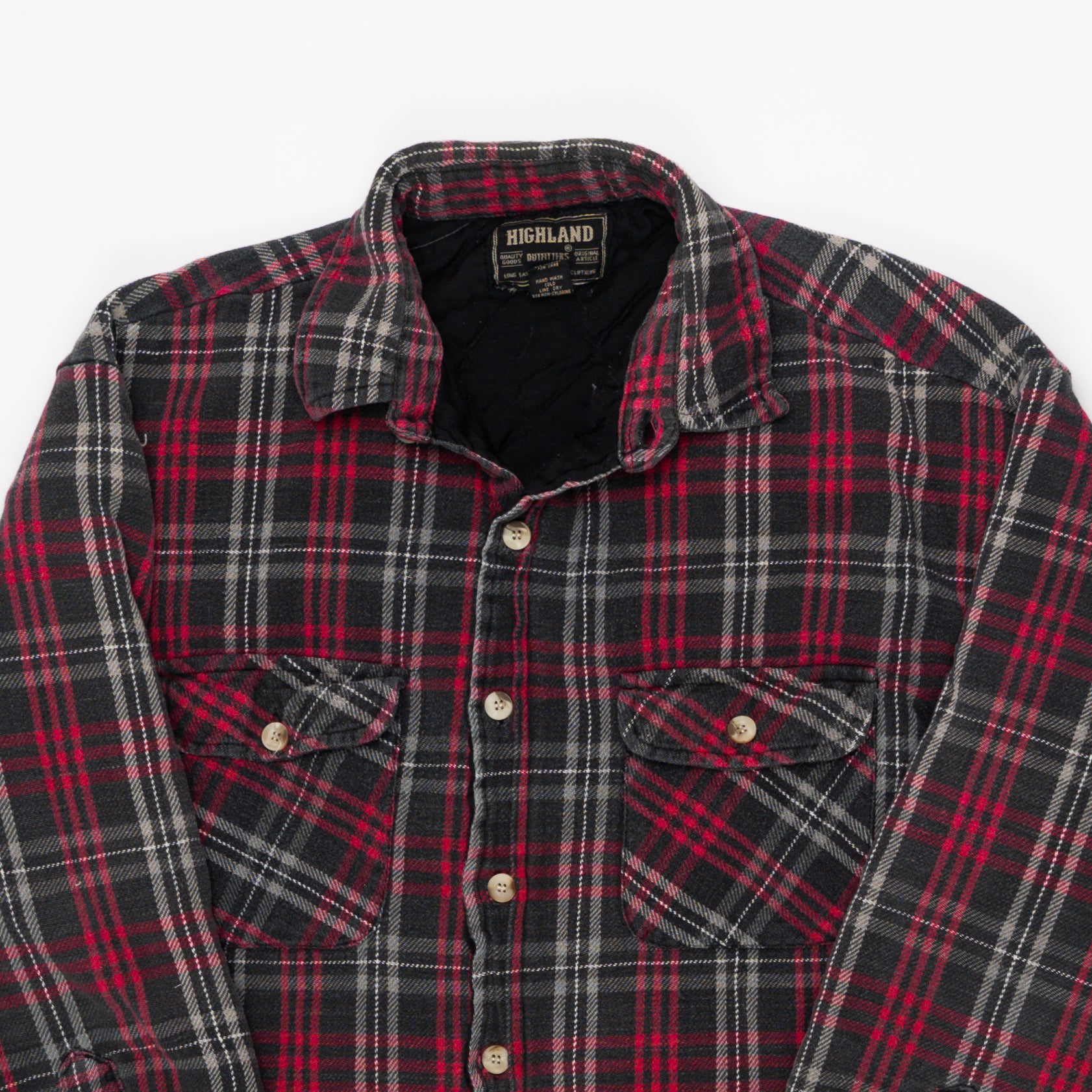 Vintage Red + Black Plaid Insulated Jacket – Rebalance Vintage