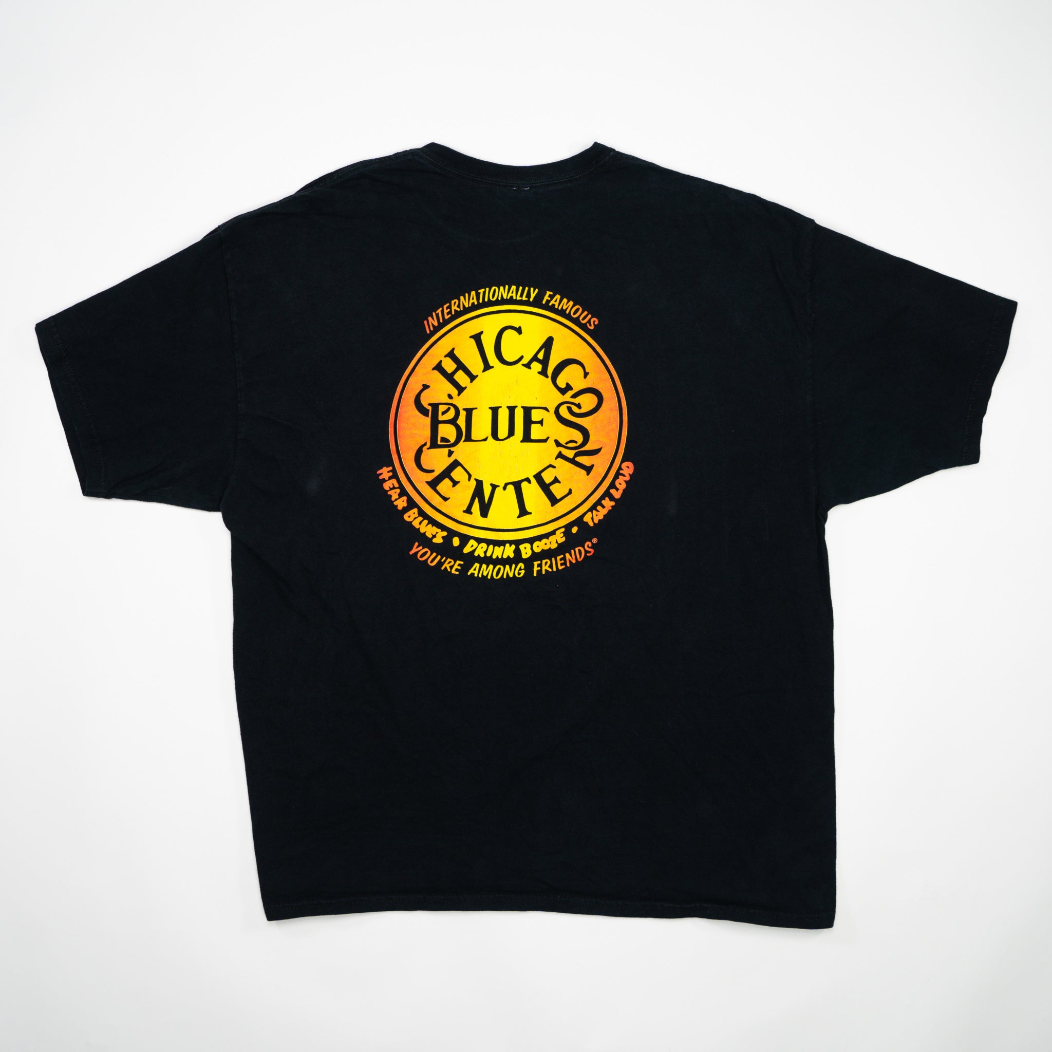 Vintage Black Kingston Mines Chicago Blues Tee (L)