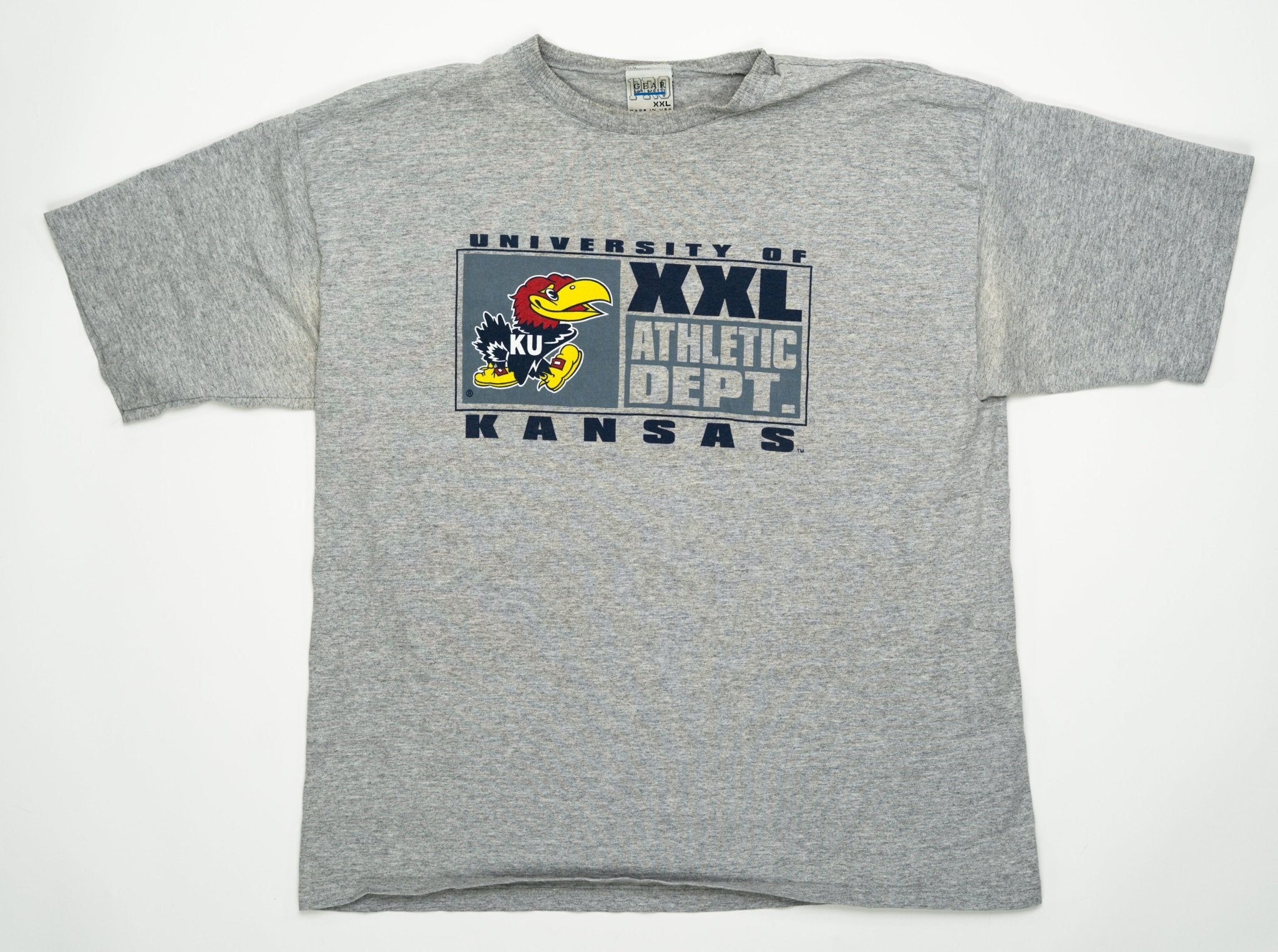 Vintage University of Kansas Athletic Dept Tee (XL) | Rebalance Vintage.