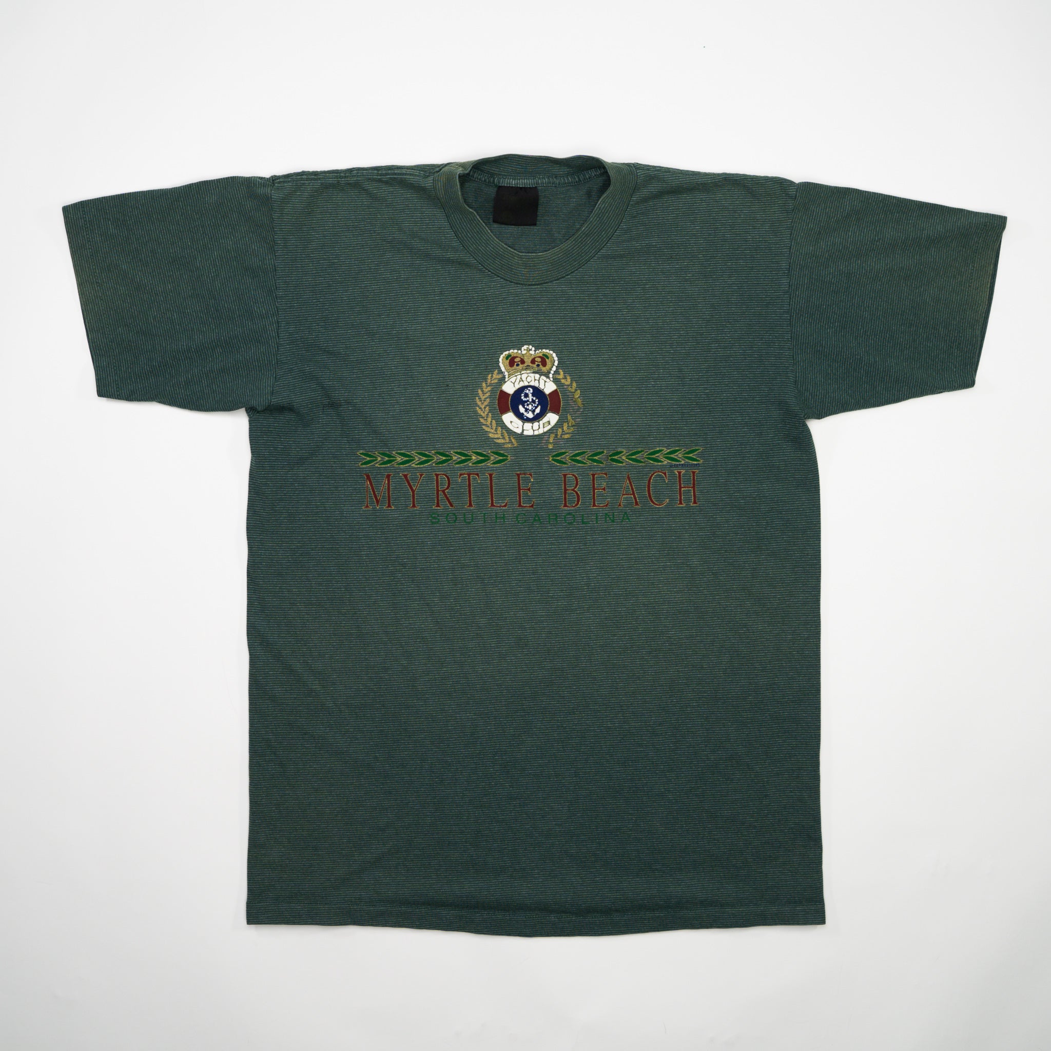 Vintage Single Stitch 90s Green Myrtle Beach SC Tee (M)