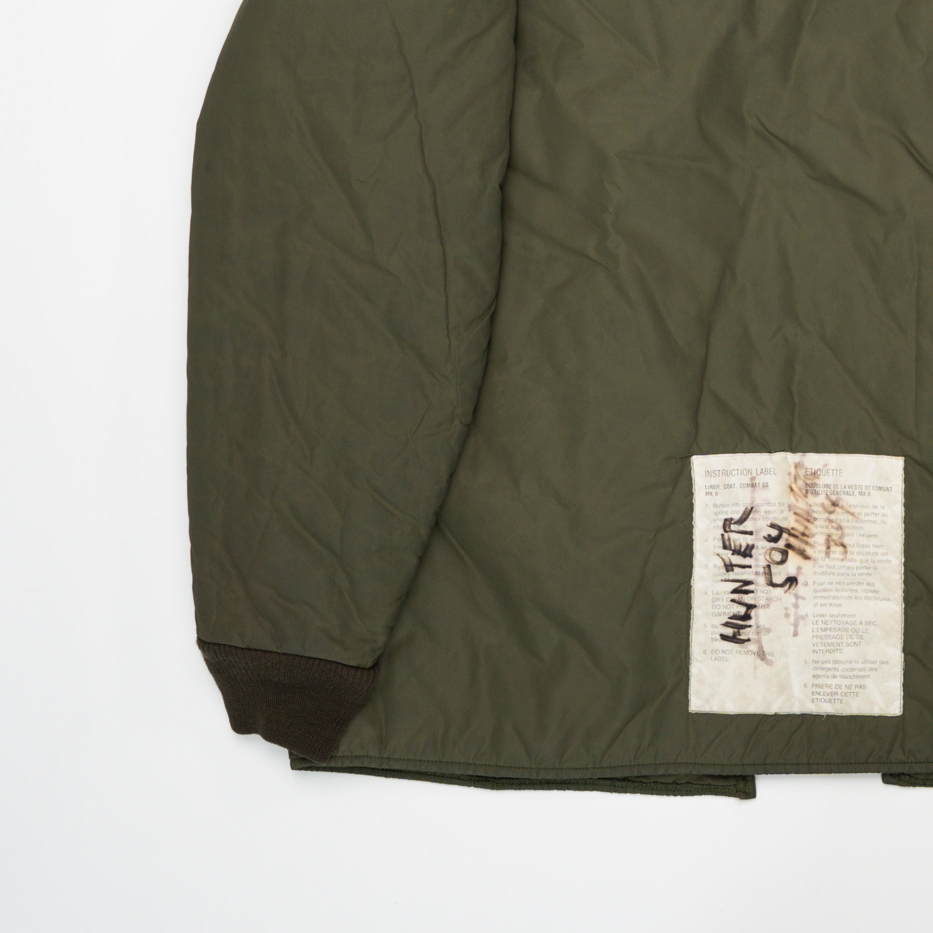 Vintage '84 Army Green Liner (XL) | Rebalance Vintage.