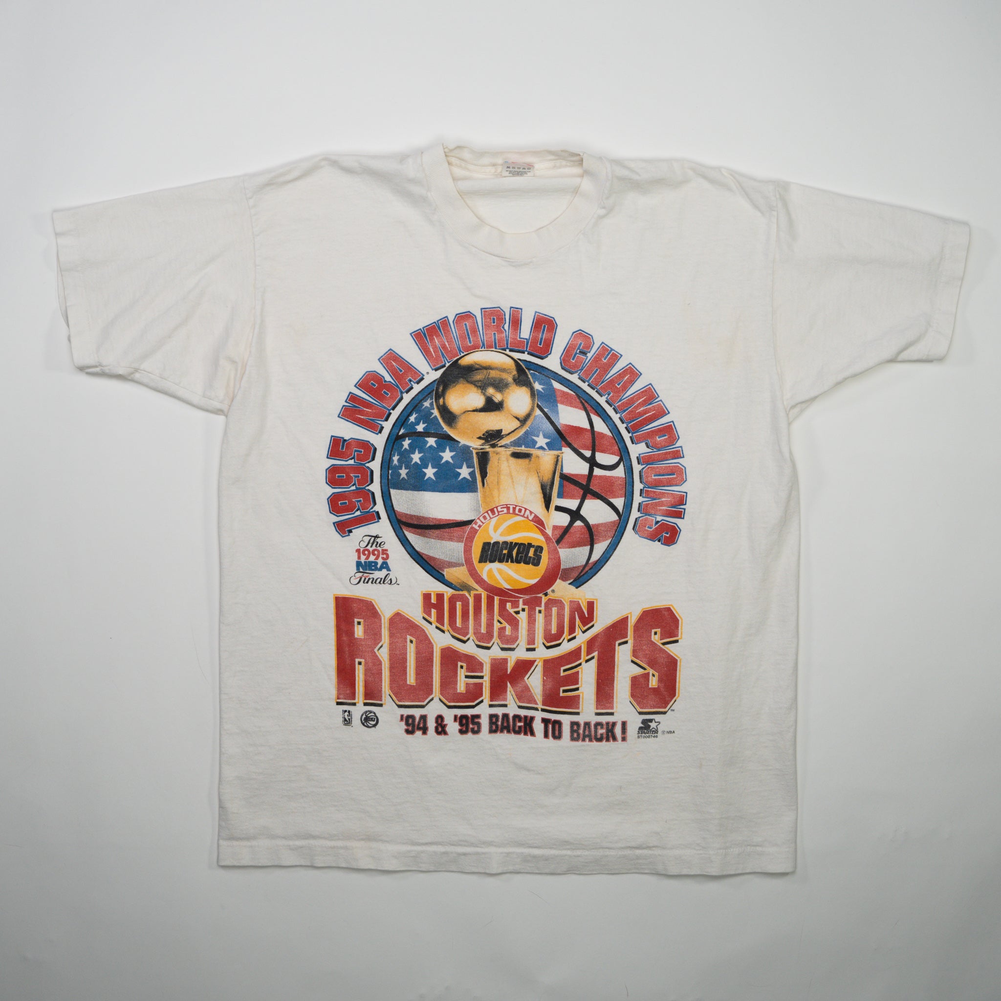 Vintage RARE '94/94 Houston Rockets NBA Champions x Starter Tee