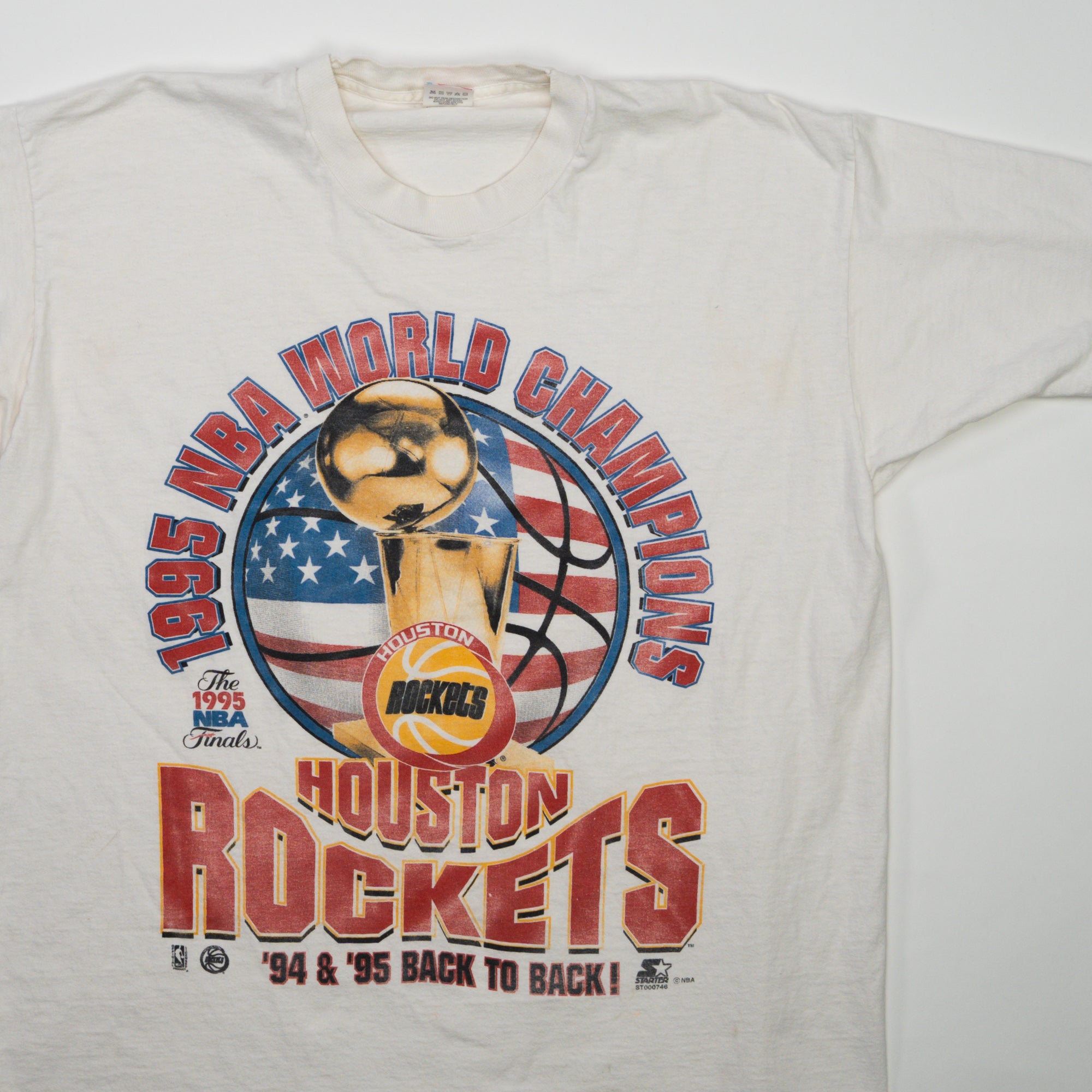 Vintage RARE '94/94 Houston Rockets NBA Champions x Starter Tee