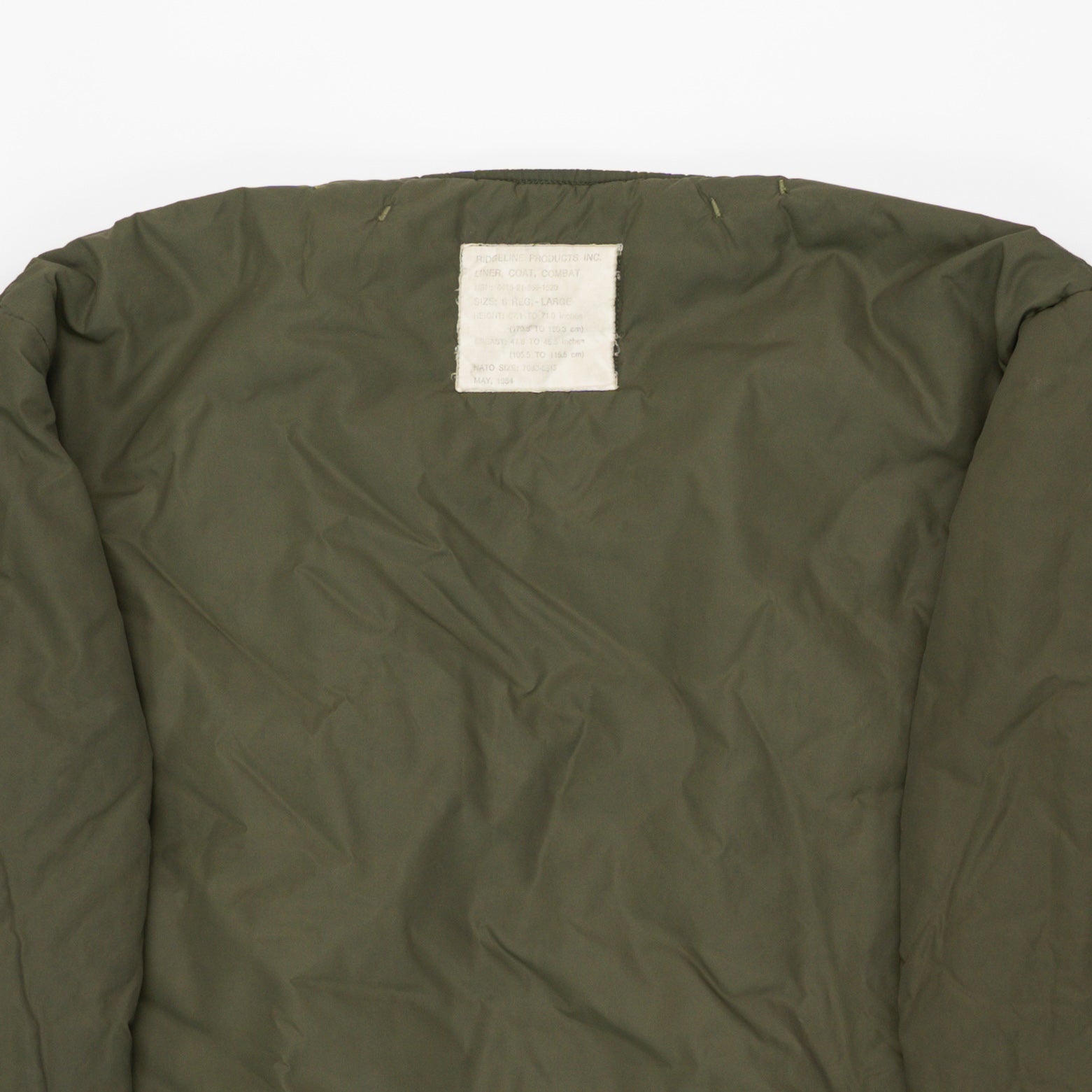 Vintage '84 Army Green Liner (XL) | Rebalance Vintage.