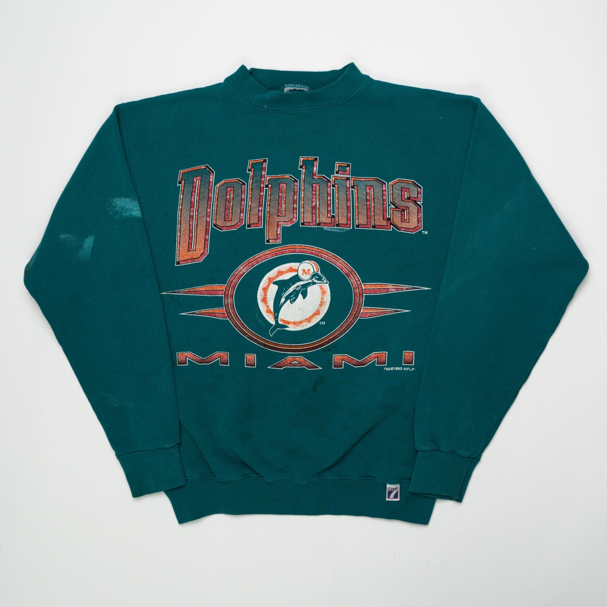 Vintage '93 Miami Dolphins Crewneck (M/L) | Rebalance Vintage.