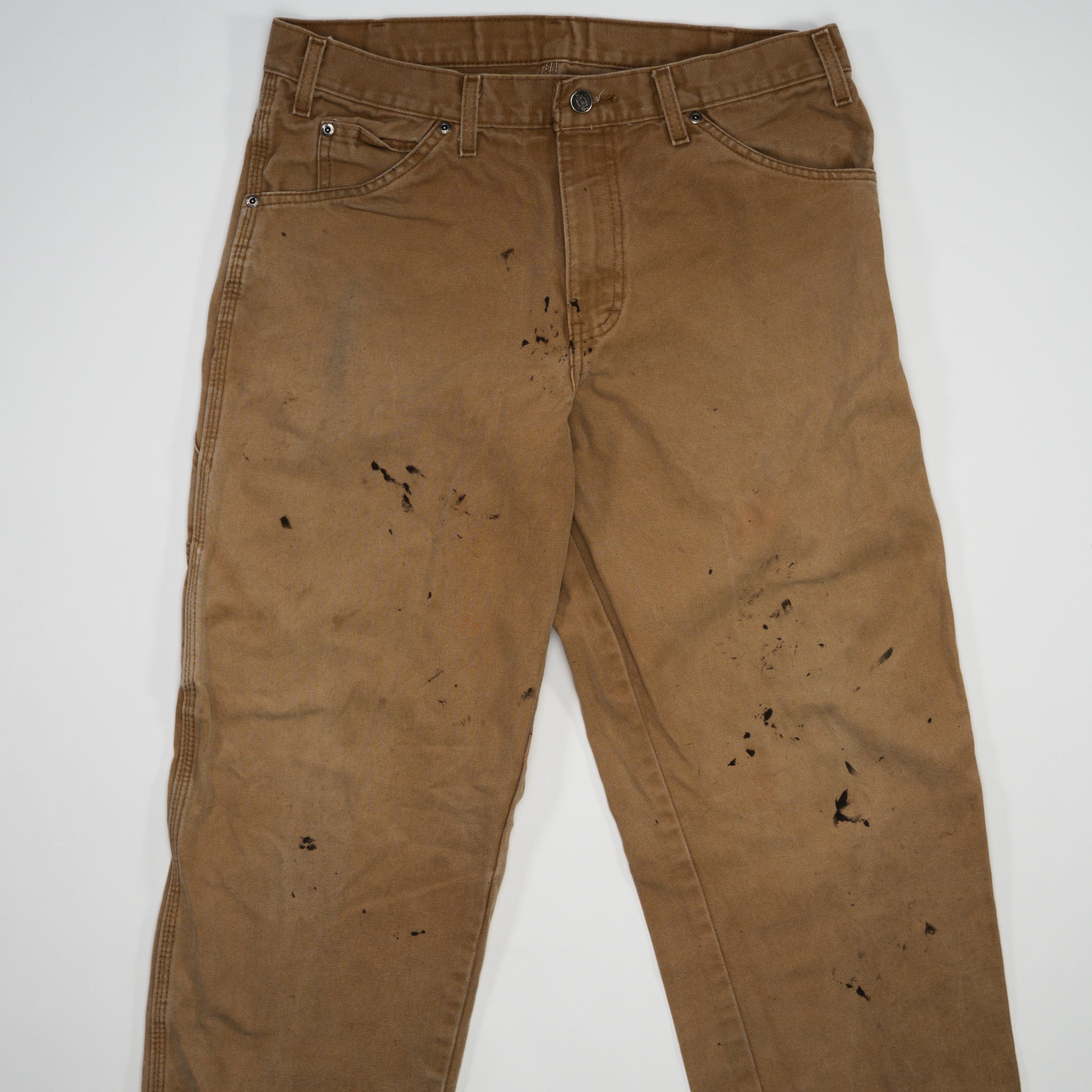 Vintage Camel Paint Splashed Dickies Cargo Pants (32 x 34)