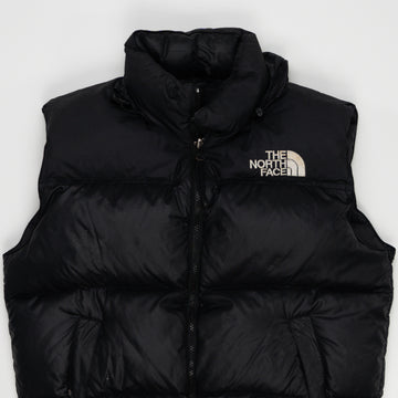 Vintage 90s Black North Face 700 Puffer Vest (S/M) | Rebalance Vintage.