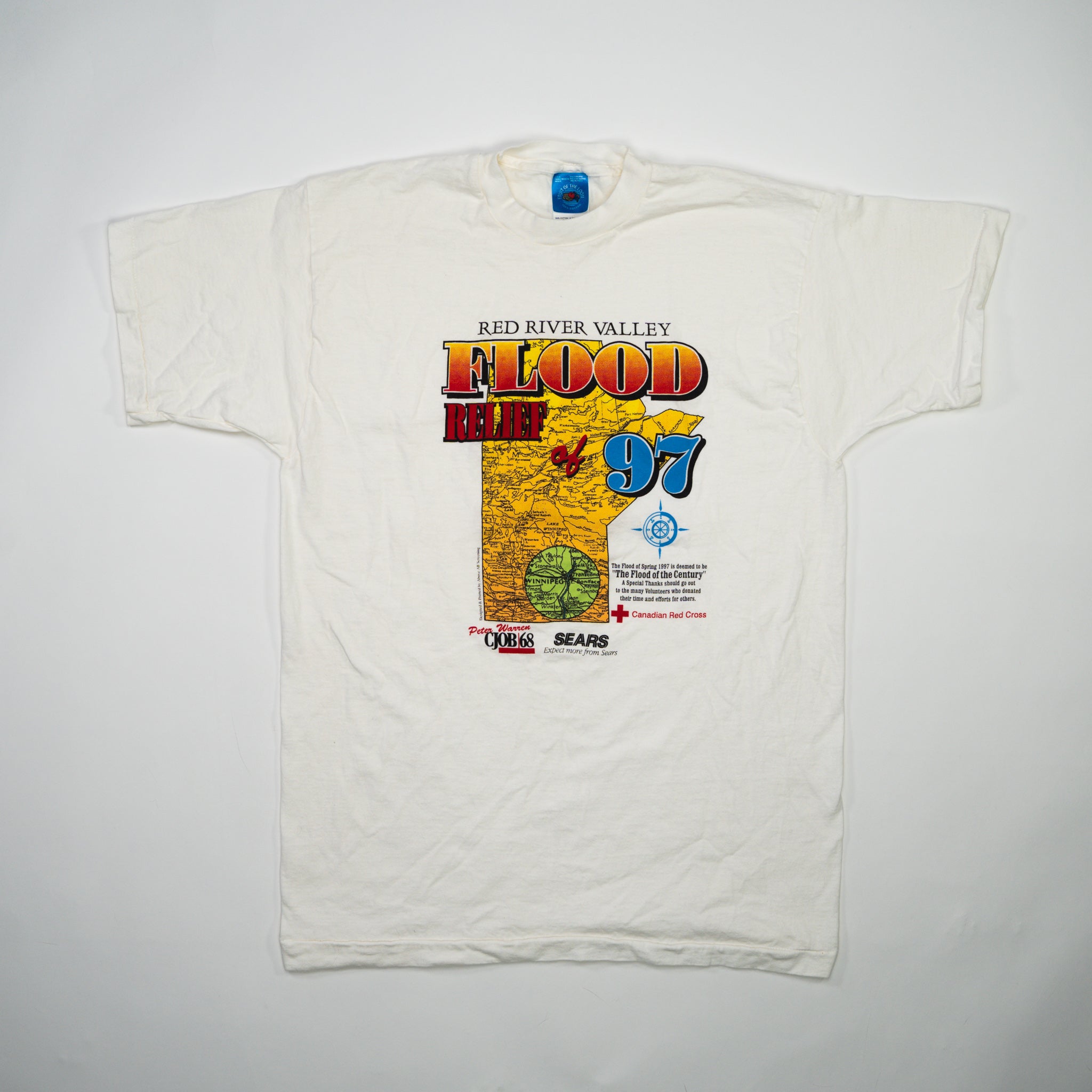 Vintage '97 Red River Valley Flood Relief Tee (M)