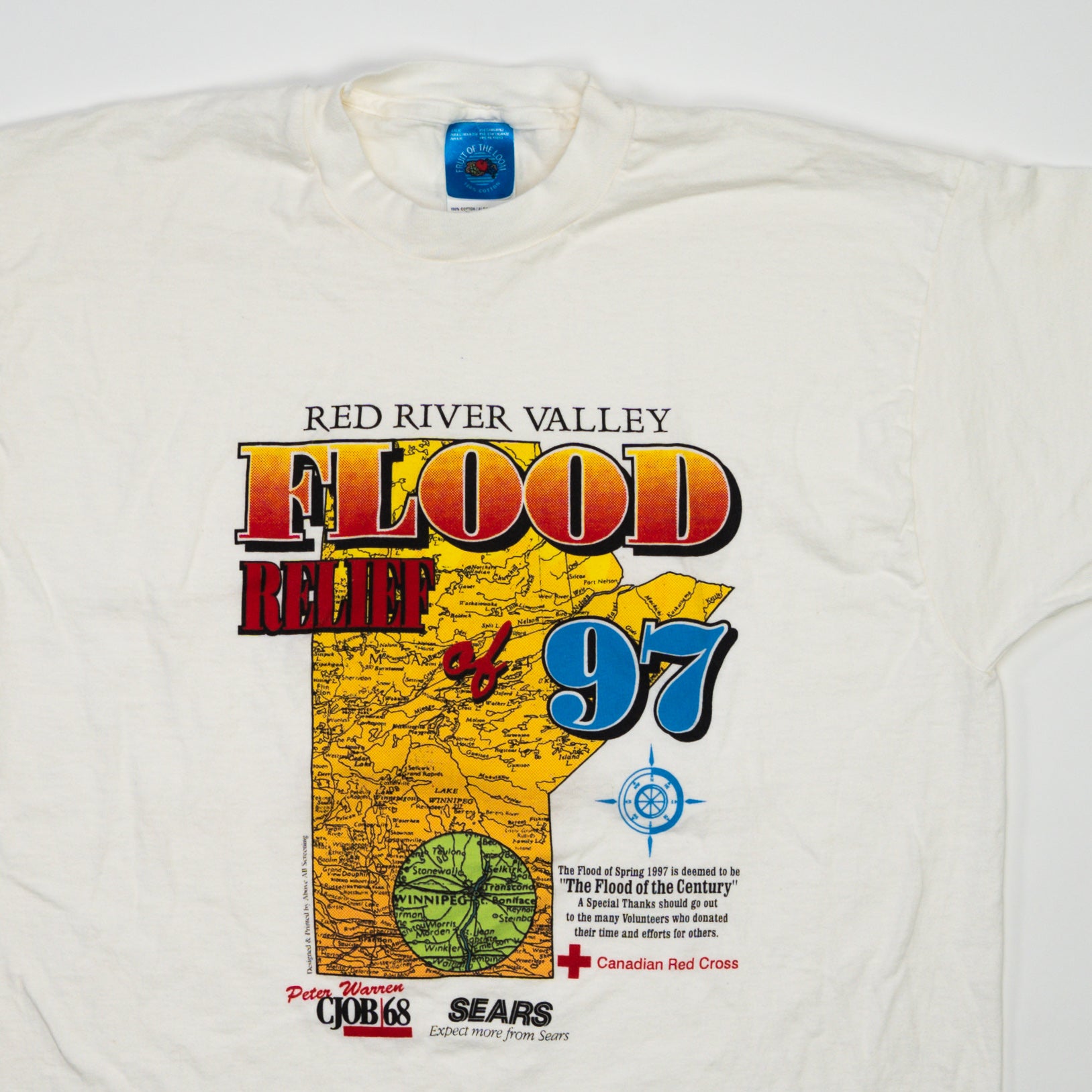 Vintage '97 Red River Valley Flood Relief Tee (M)