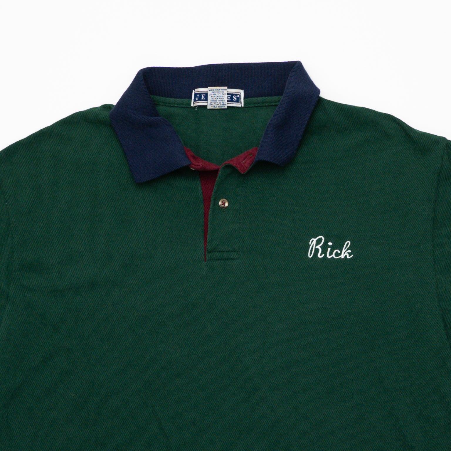 Vintage 90s Green Wilts Pontiac GMC Dealership Polo Shirt (L) | Rebalance Vintage.