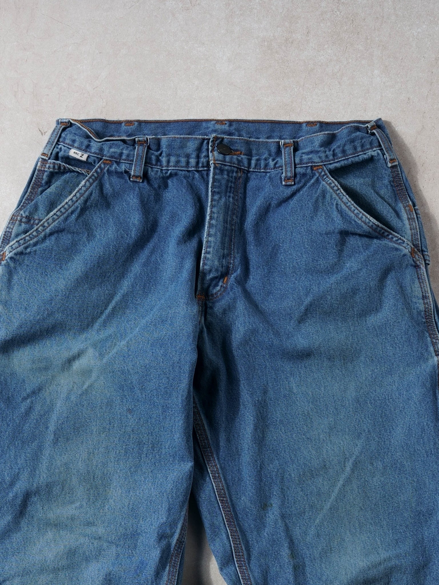 Vintage 90s Blue Carhartt Denim Carpenter Pants (32x30)