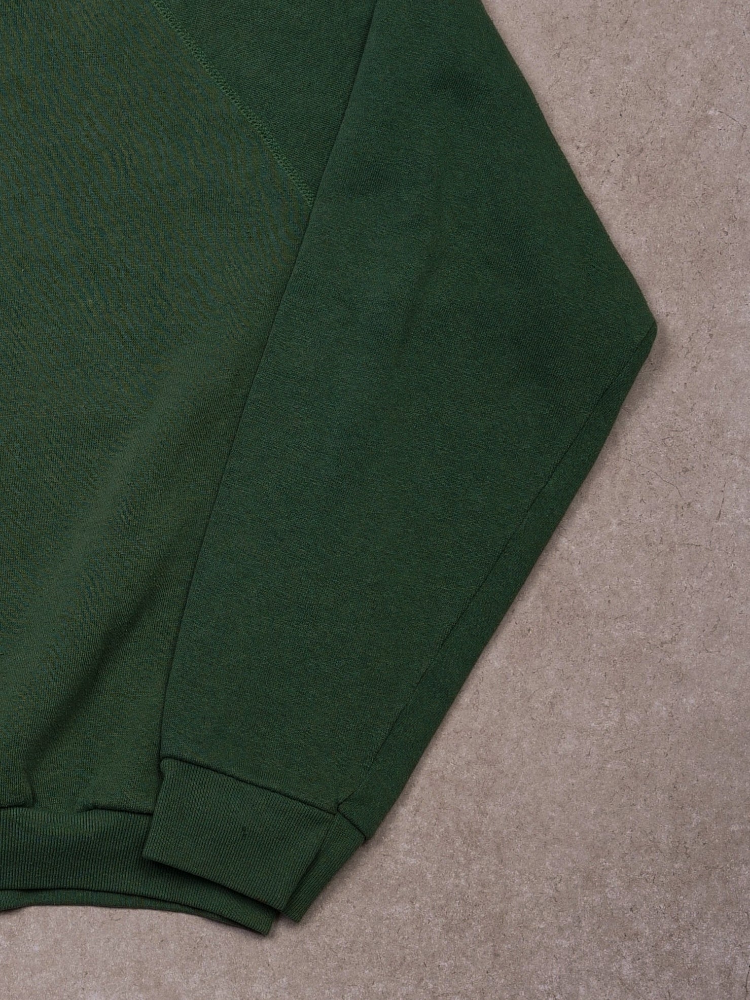 Vintage 90s Washed Green Tutex Blank Crewneck (M)