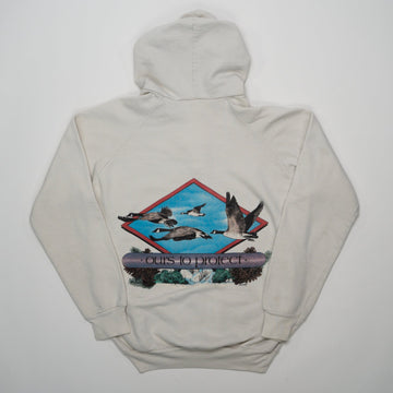 Vintage 80s 'Ours To Protect' Hoodie (S) | Rebalance Vintage.