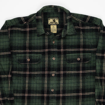 Vintage Green Field & Stream Plaid Long Sleeve (L) | Rebalance Vintage.