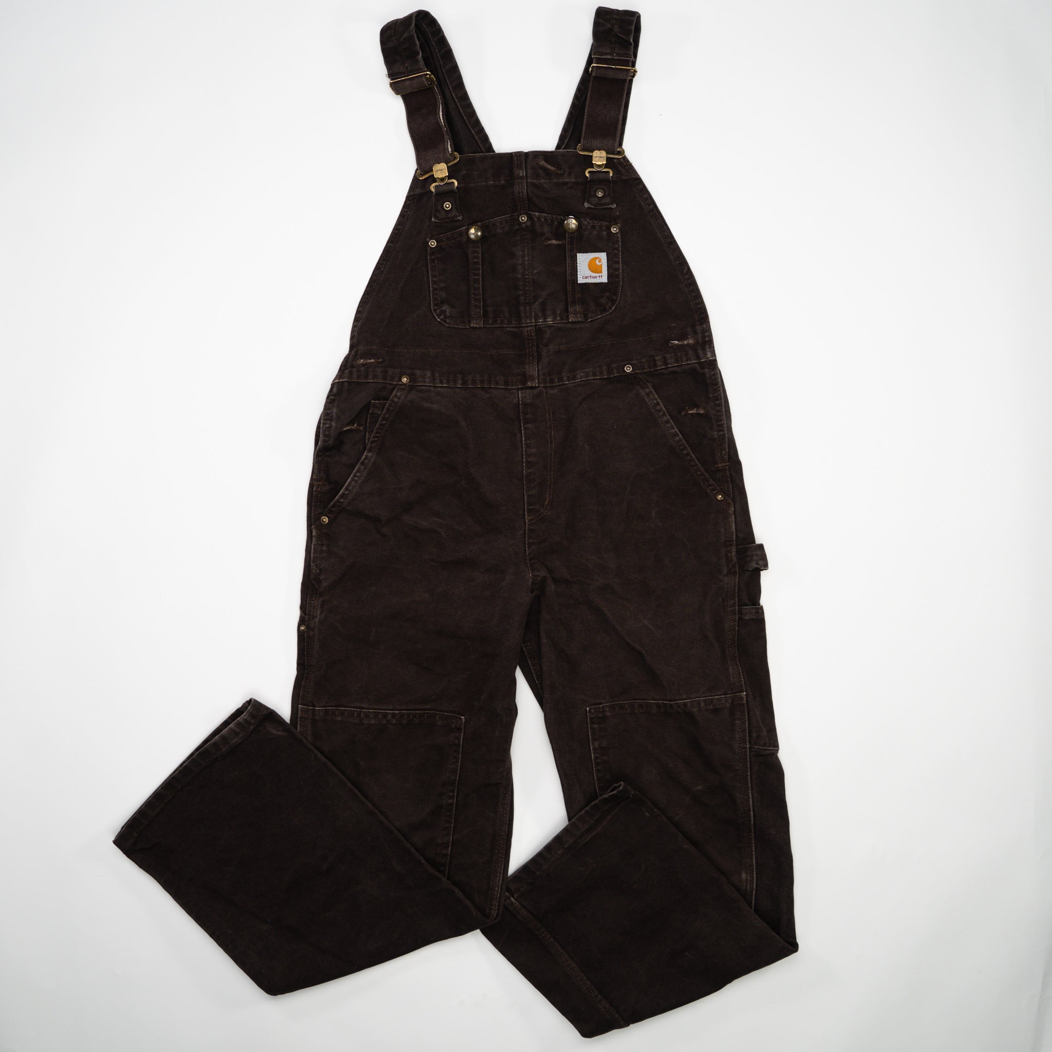 Vintage Brown Carhartt Workwear Overalls (30 x 30)