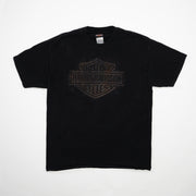 Vintage Black Harley Davidson Williamsport, PA Tee (M)