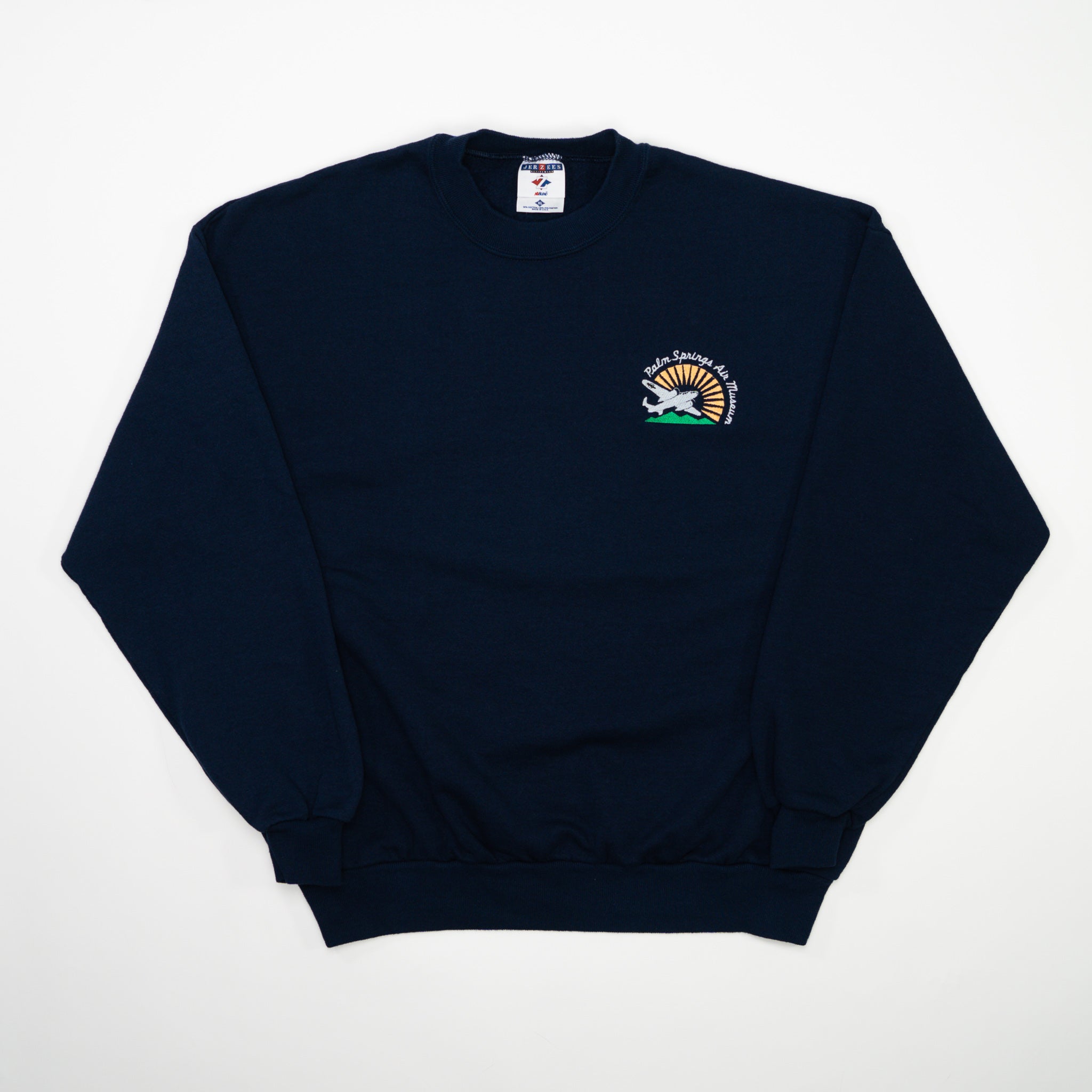 Vintage Blue Palm Springs Air Museum Crewneck (L)