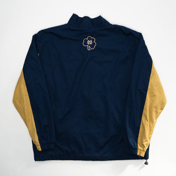 Vintage Blue + Yellow Fighting Irish Notre Dame Windbreaker (L/XL) | Rebalance Vintage.
